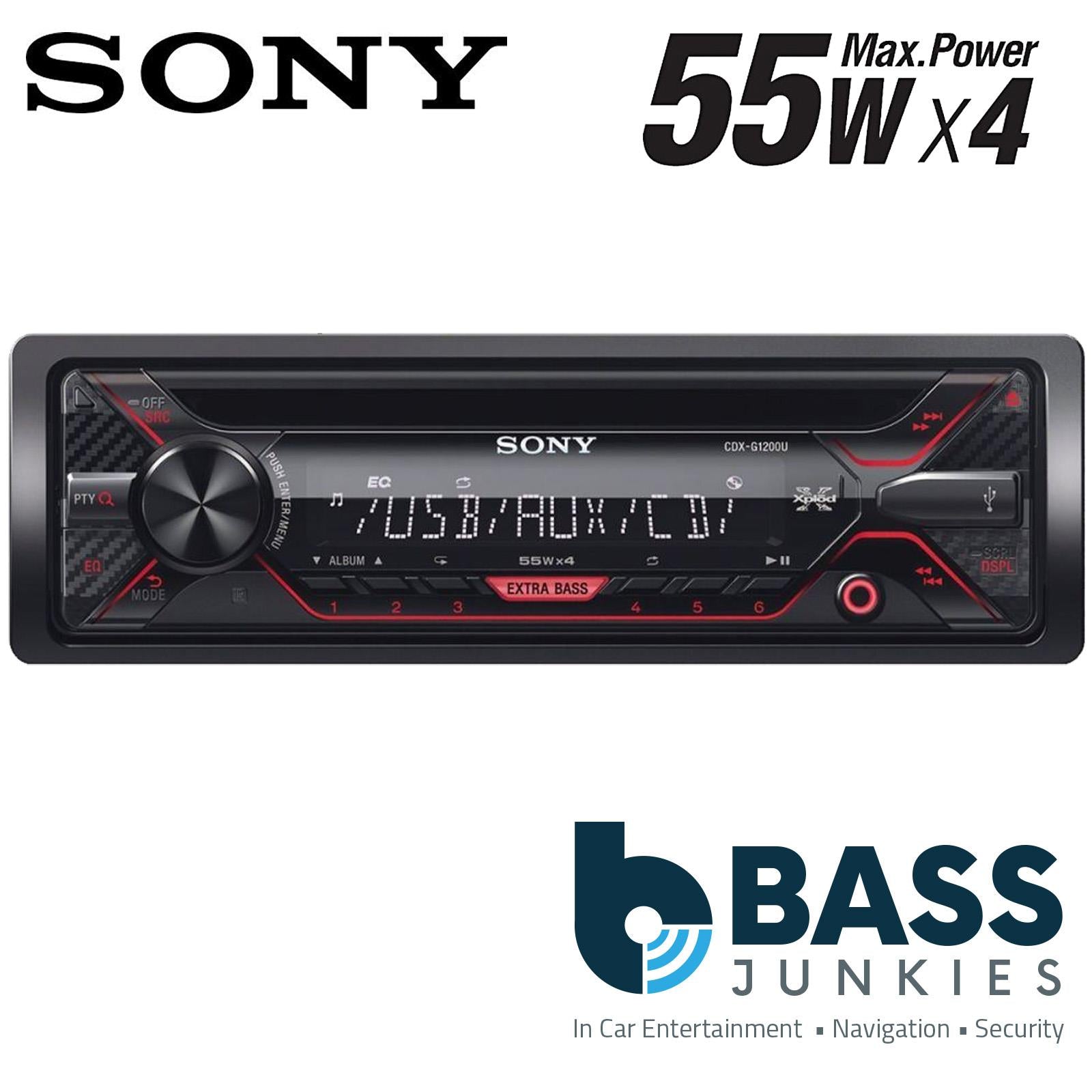 Sony CDX-G1300U - CD MP3 WMA USB AUX Car Stereo Radio Tuner Player
