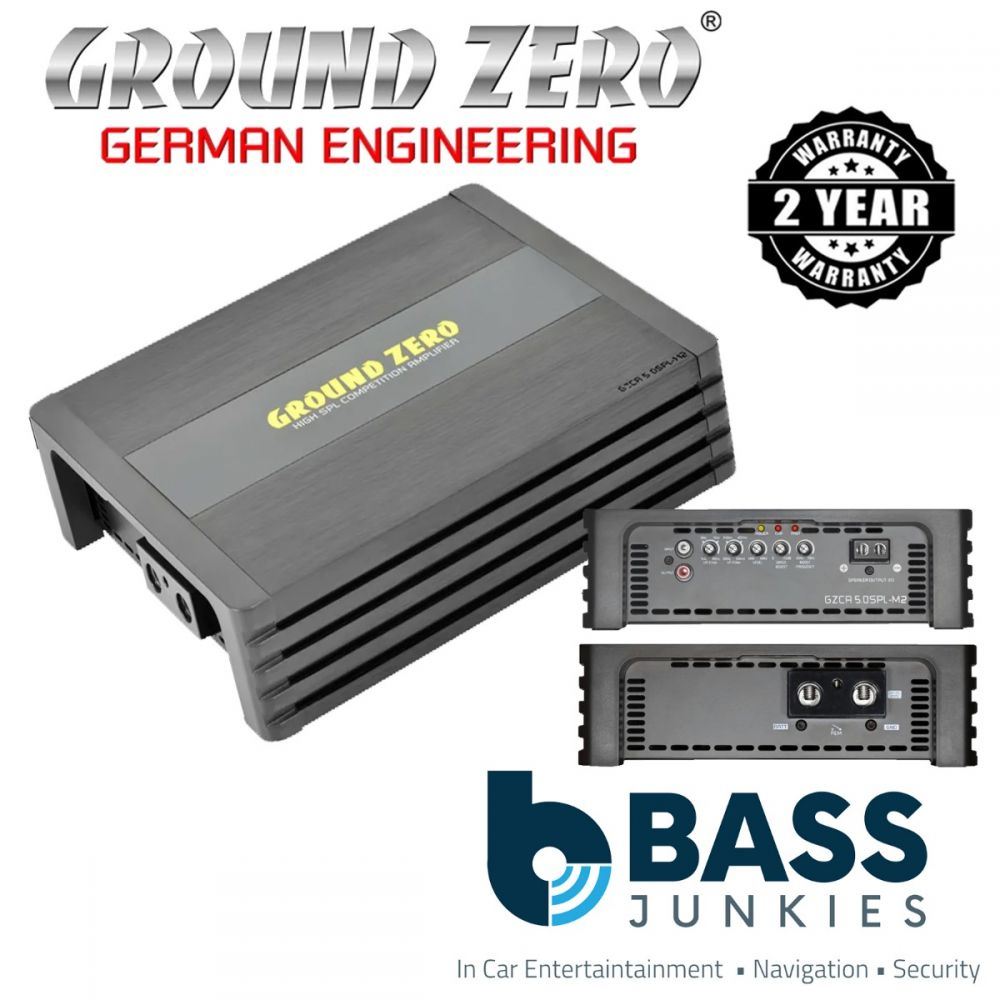 Ground Zero GZCA 5.0SPL-M2 - 5600 Watts 1-Channel Competition SPL Car Amplifier