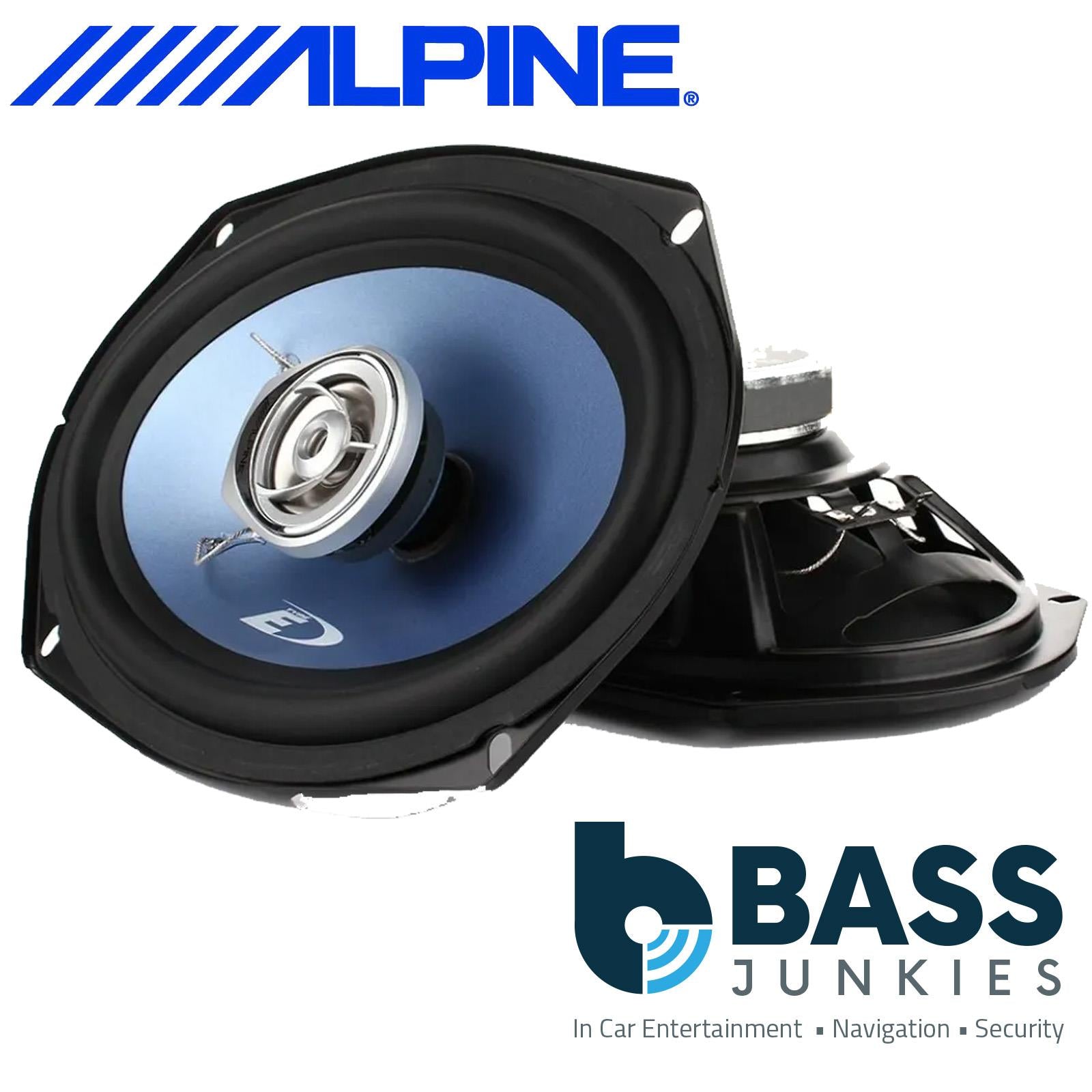 Alpine SXE-69C2 - Car Stereo 6"x9" Inch 560 Watts 2 Way Shelf Coaxial Speakers