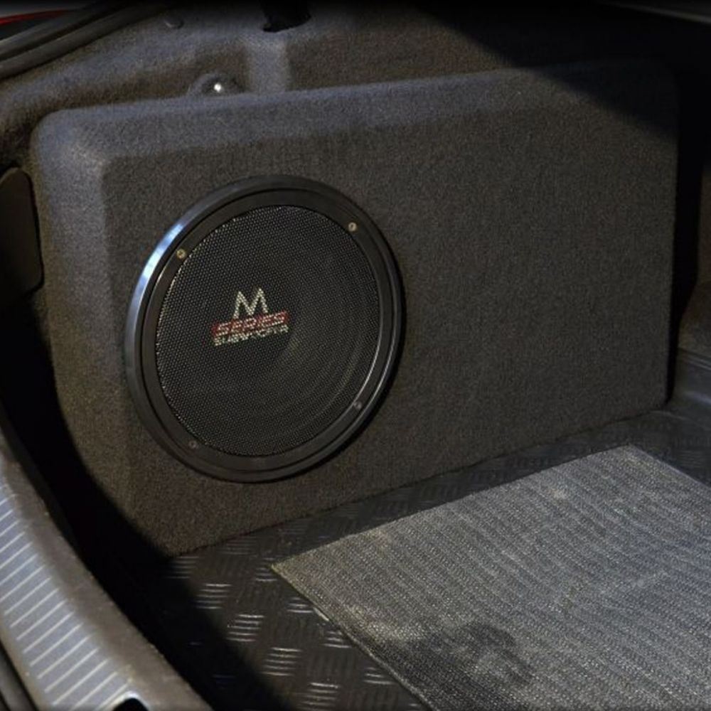 T1 Audio - Opel Insignia 2008 Onwards Left Side Luggage Custom Fit 10" Car Sub Subwoofer Bass Box