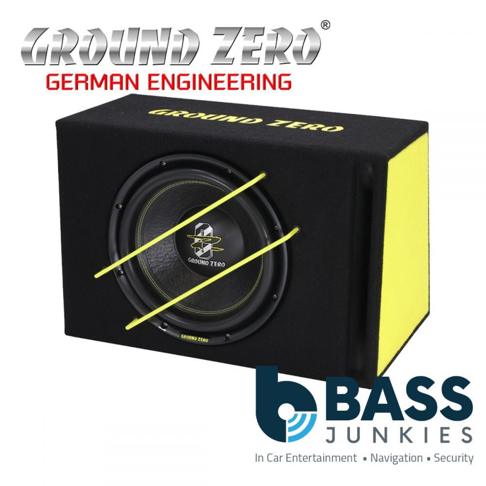 Ground Zero GZIB 3000XSPL - 12" Inch 30 cm 1000 Watts Dual 2 Ohm Passive Car Sub Subwoofer Bass Enclosure