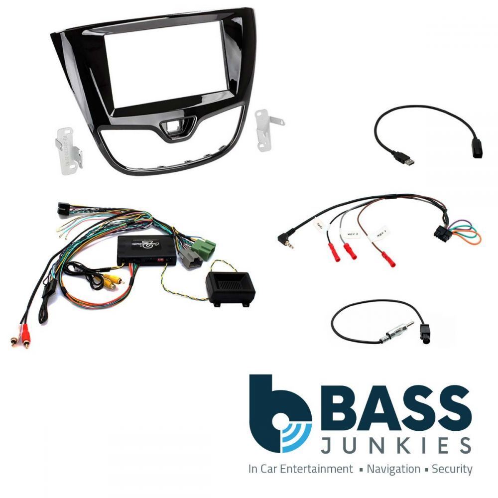 Connects2 CTKVX39 - Vauxhall Viva 2015 Onwards Double Din Fascia Installation Kit