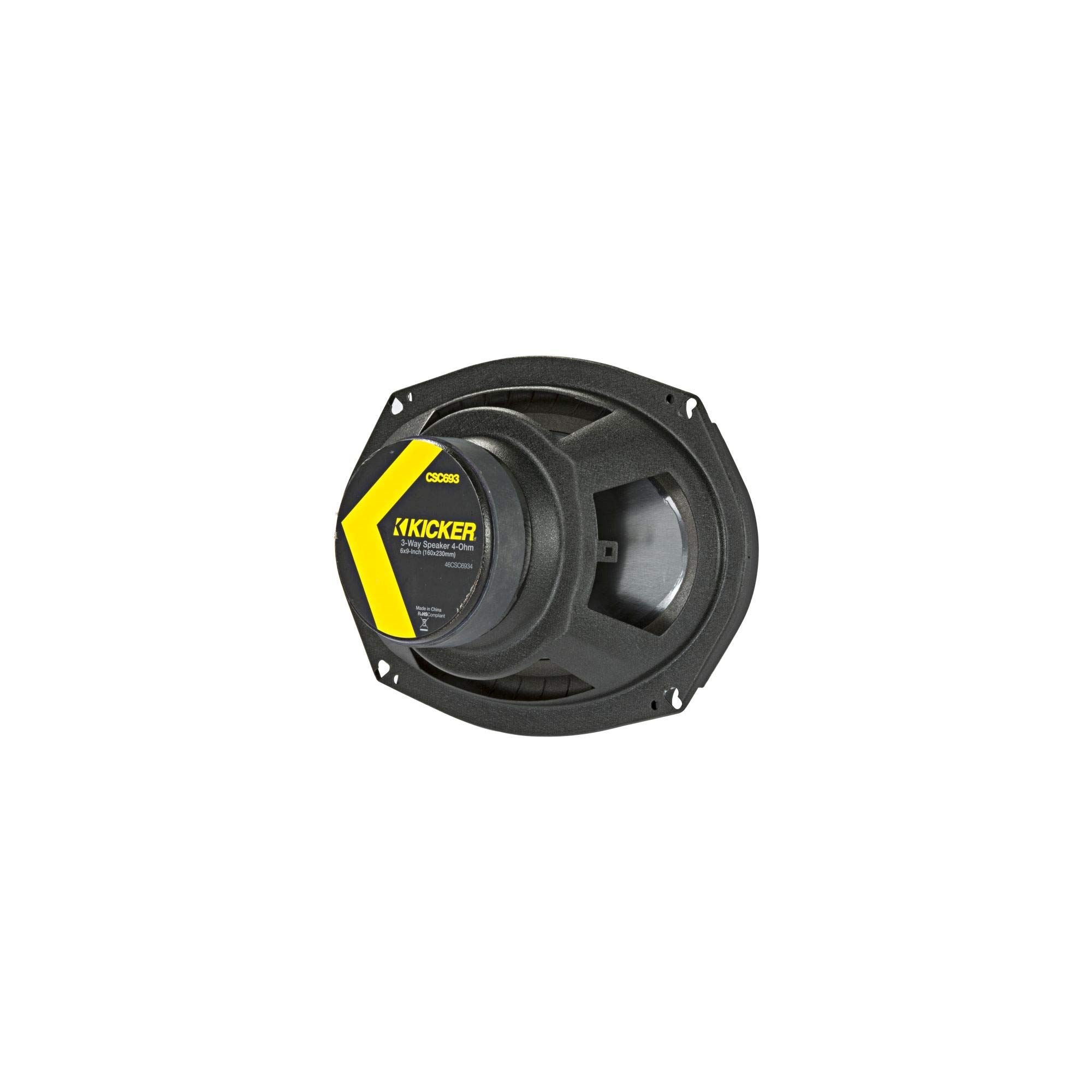 Kicker CS Series 46CSC6934 - 6x9" 900 Watts 3-Way Coaxial Car Rear Shelf Speakers (Pair)