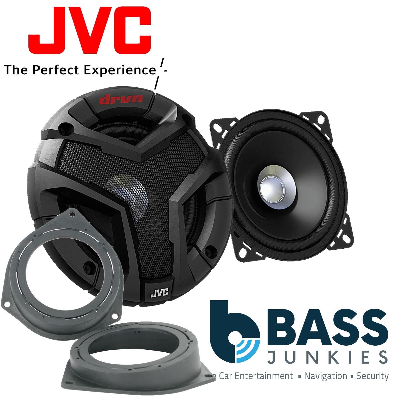 JVC CS-V418 4" 10cm Dual Cone 360 Watts Car Van Door Coaxial Speakers Pair Fits