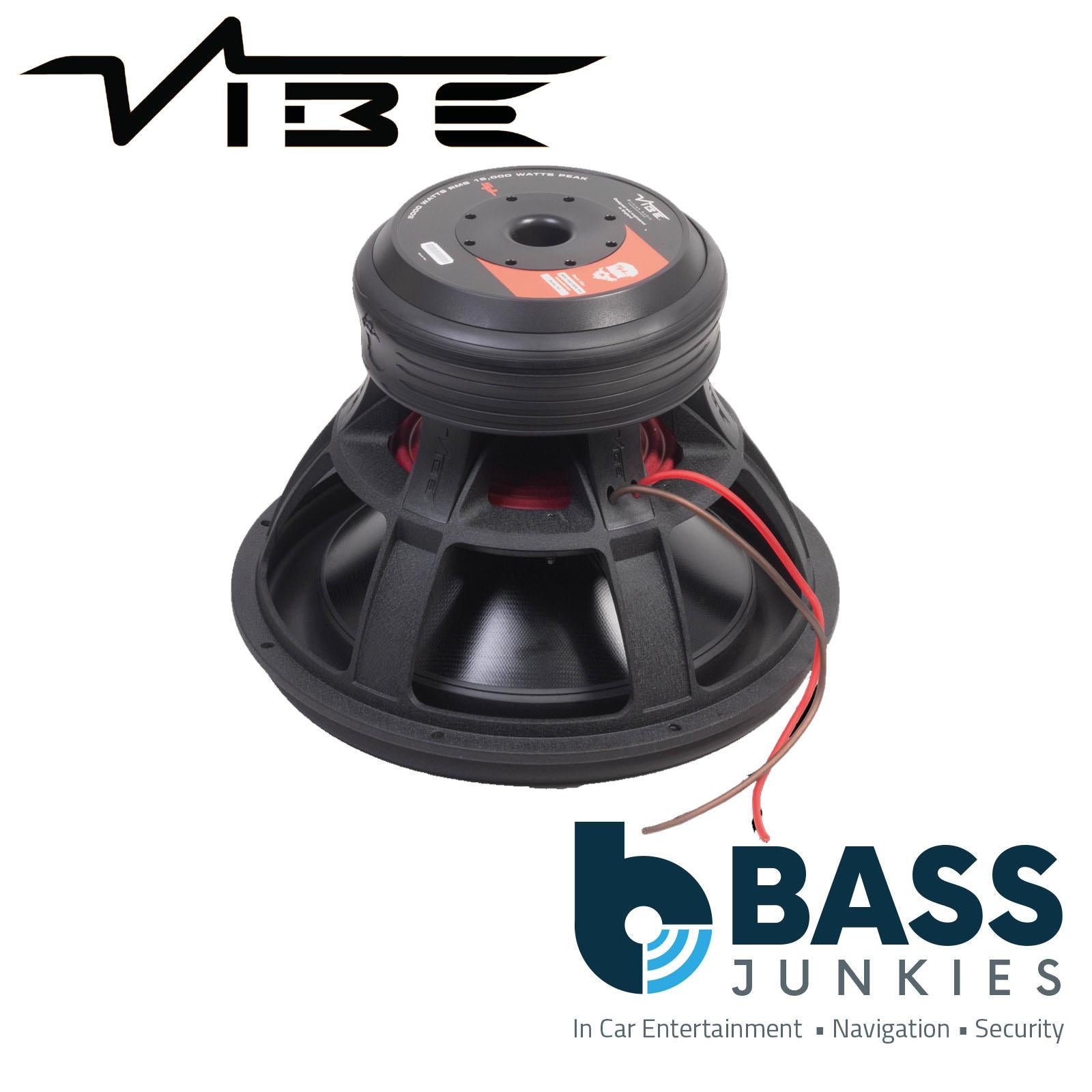 VIBE BDC18D1SPL-V4 Black Death 18 Inch 15000 Watts Max SPL Car Audio Subwoofer