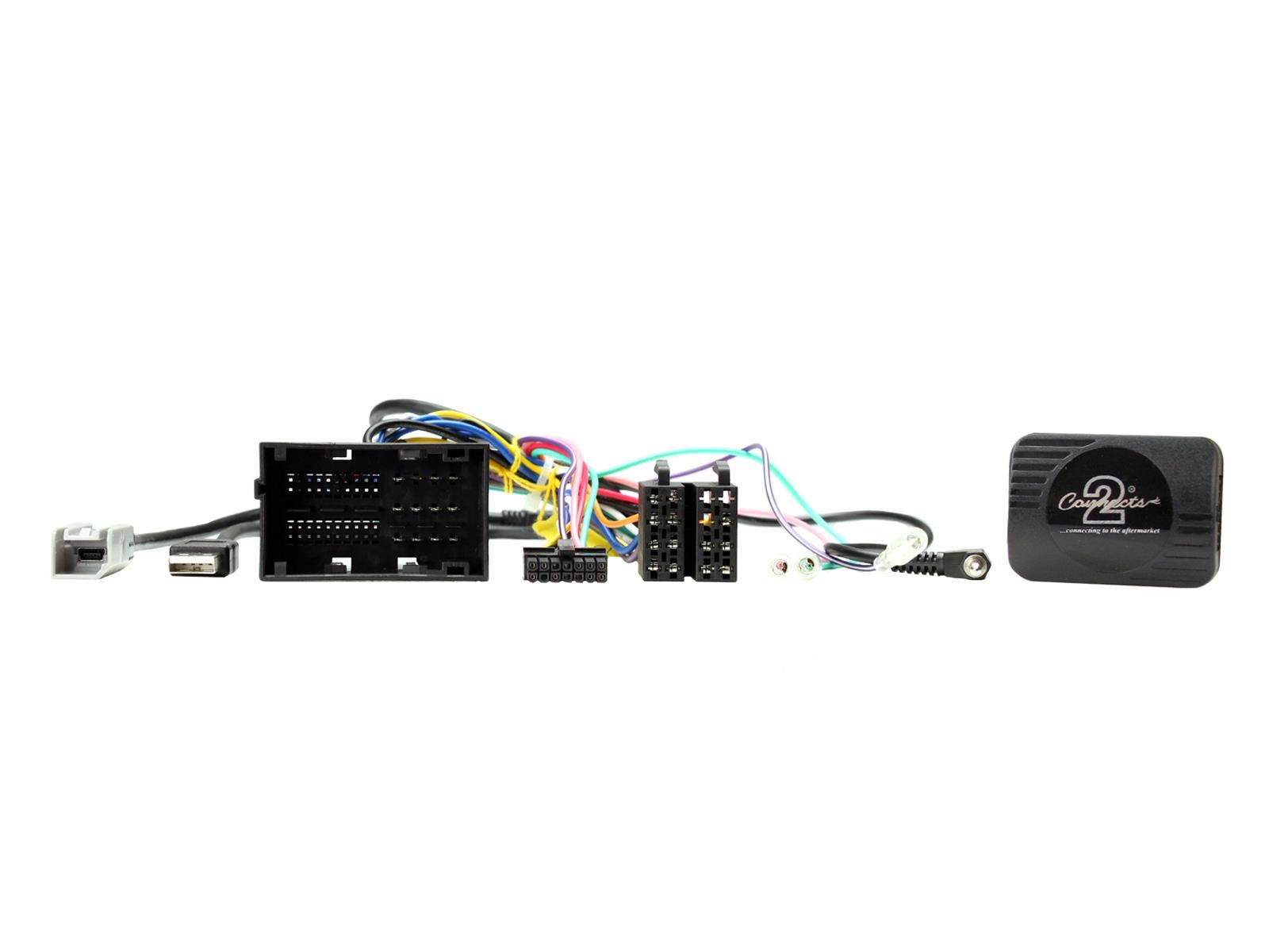 SONY DAB+ Apple | Android Double Din Stereo Fitting Kit + Steering Wheel Stalk Controls to fit Fiat Tipo 2015-21