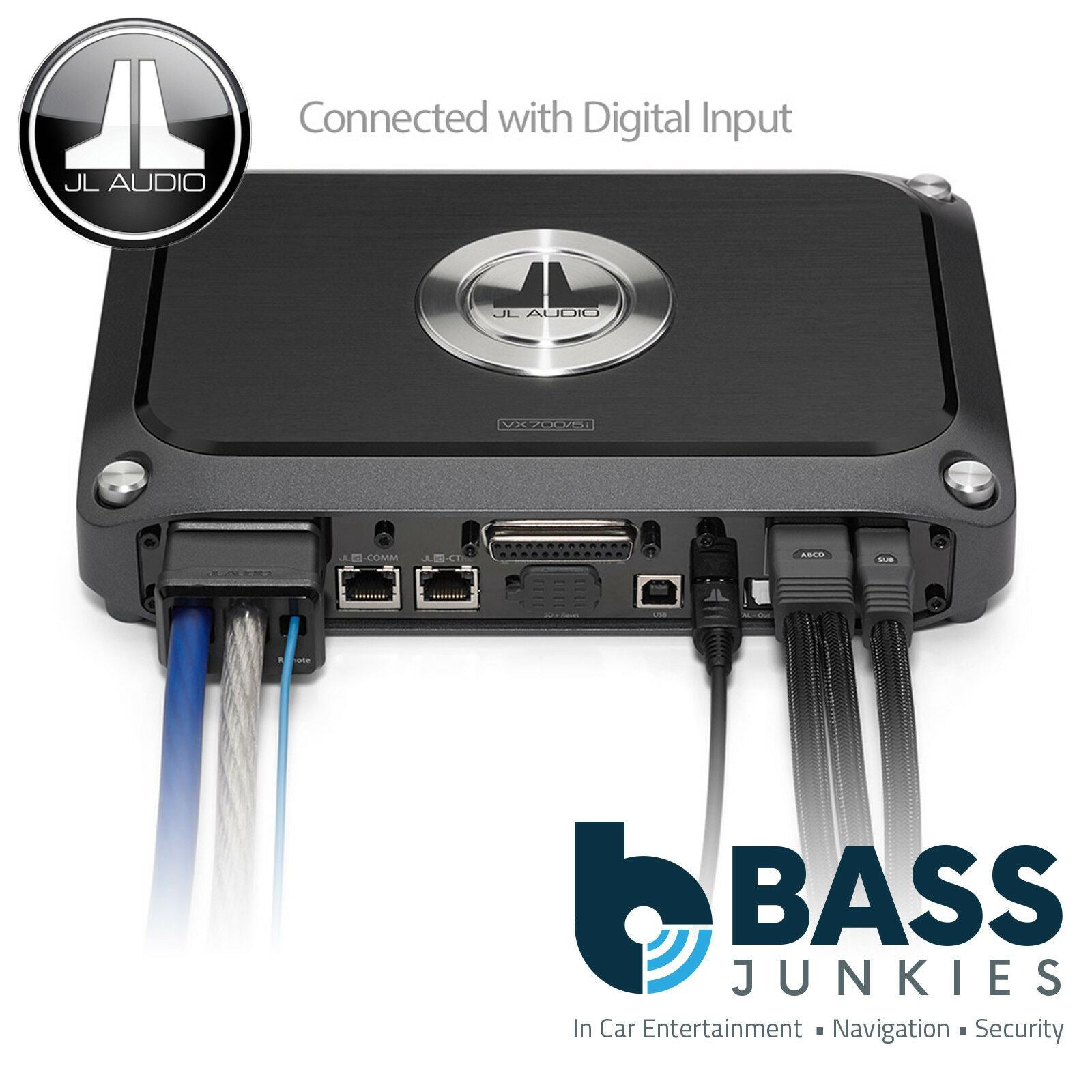 JL Audio VX700/5I 700 Watts 5-Channel Class D Car Amplifier with Integrated DSP
