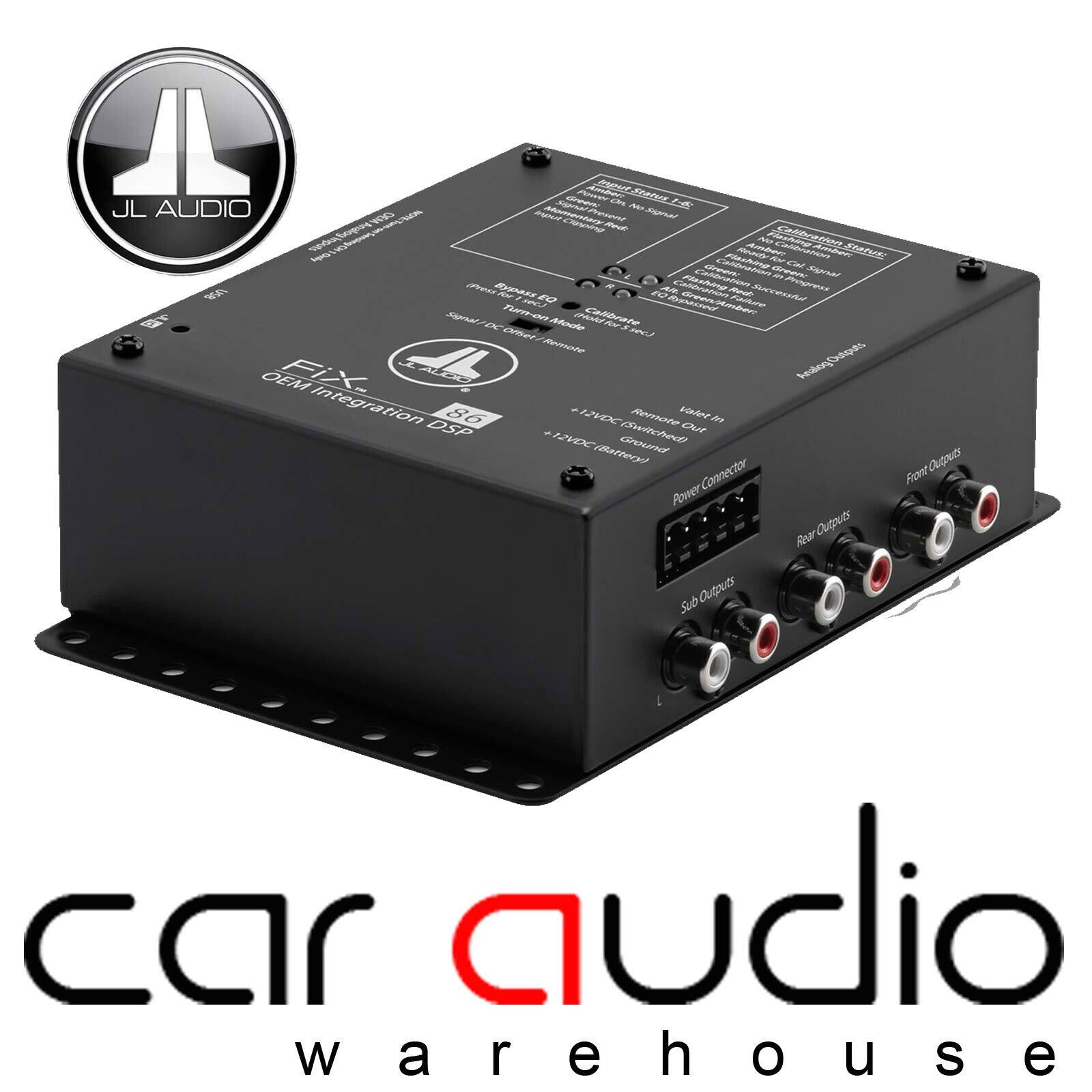 JL Audio FIX-86 OEM Integration DSP with Automatic Time Correction and Digital EQ (4+2 Channel Output)