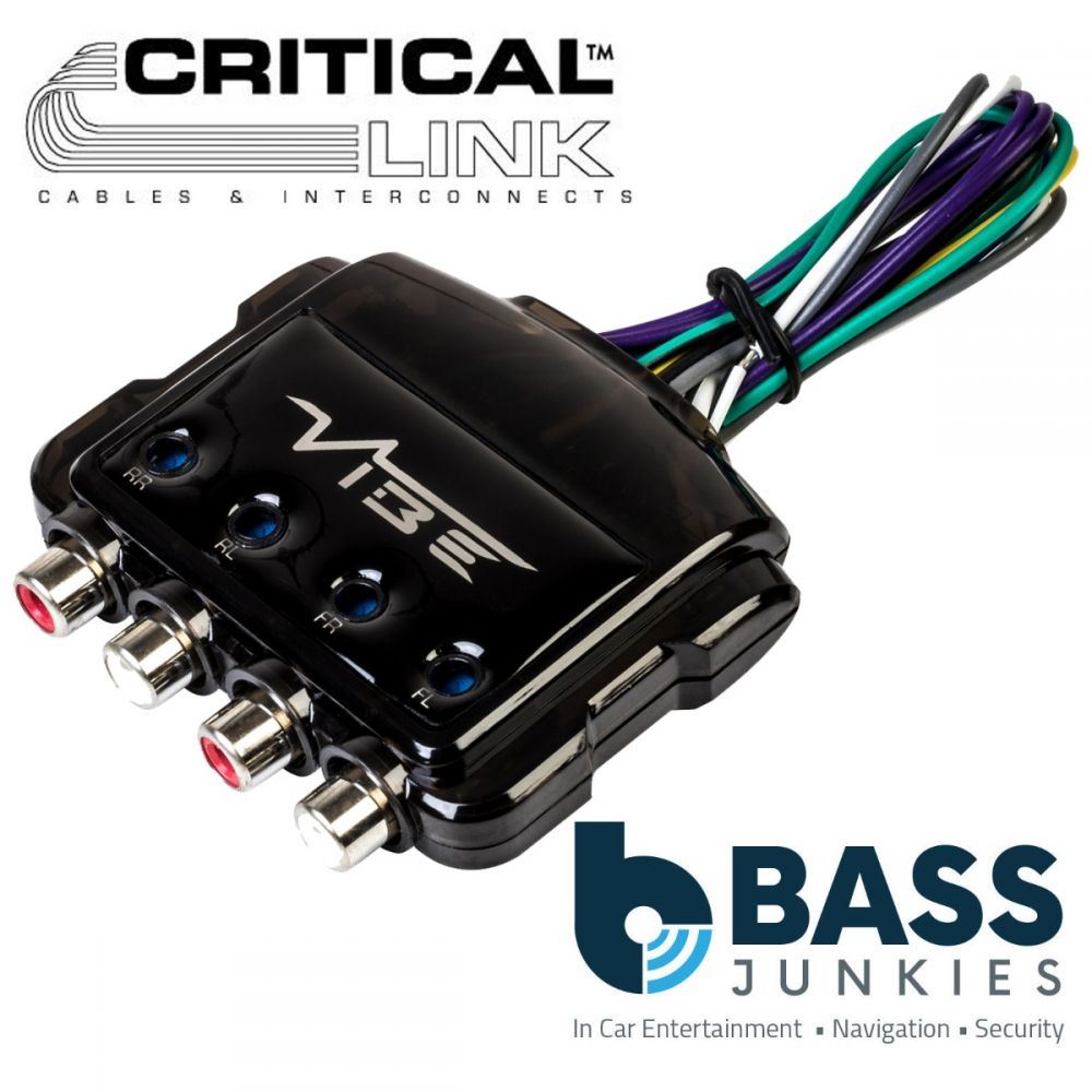 Vibe Critical Link LOC4-V5 -  4 Channel Car Stereo Amp Amplifier Line Converter
