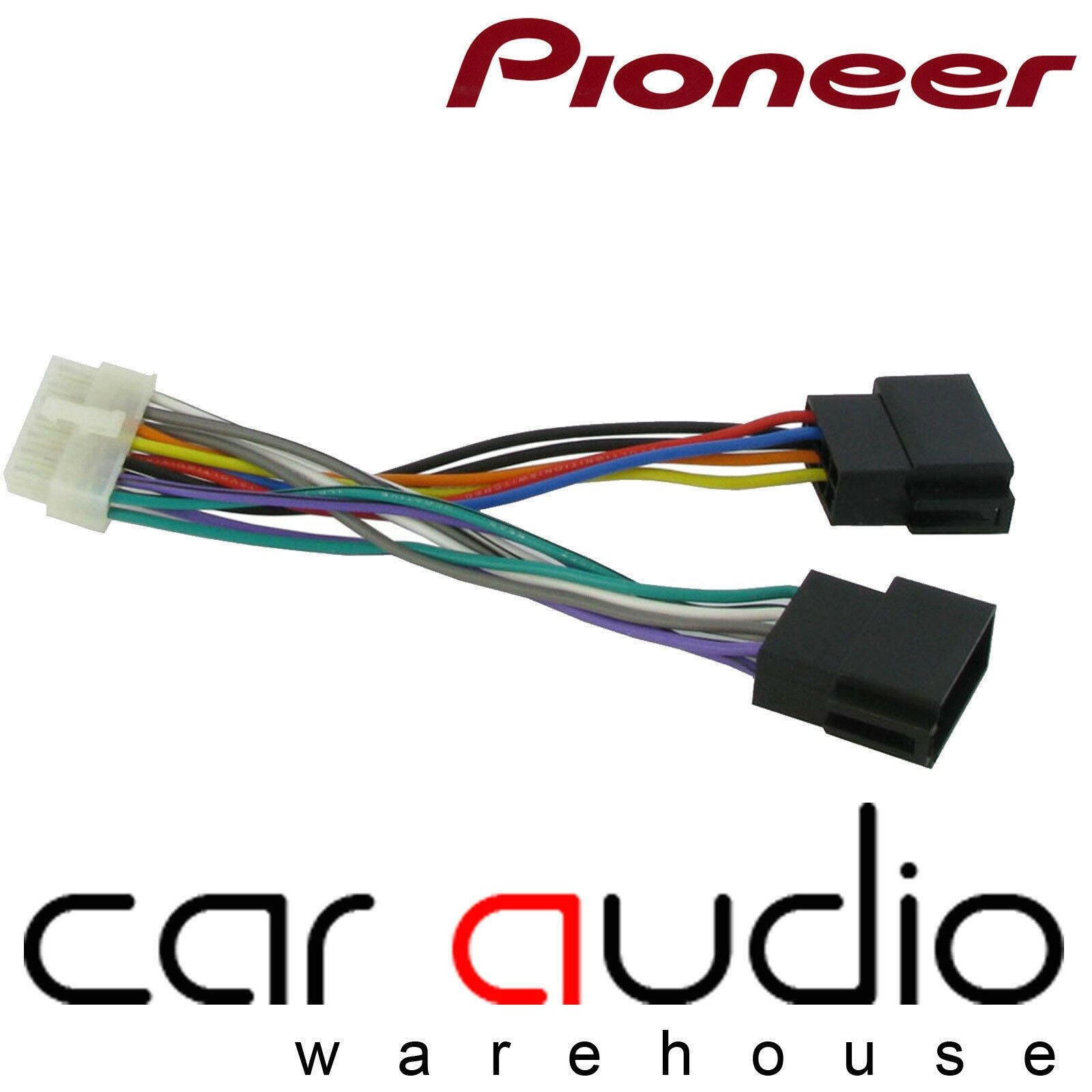 Connects2 CT21PN02 - Pioneer 14 PIN Car Stereo Radio ISO Wiring Harness Lead Cable