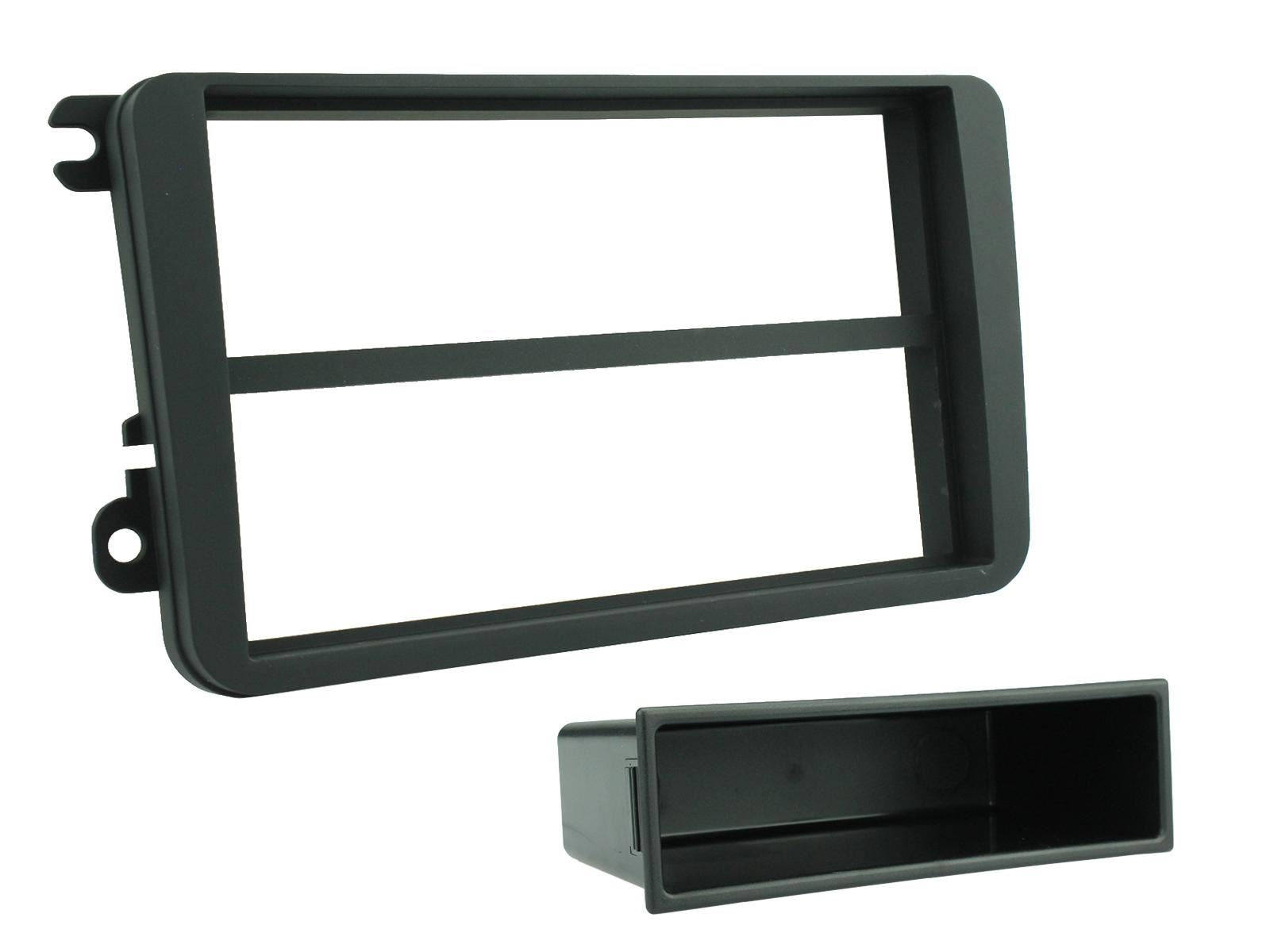 Connects2 CTKVW04 - Volkswagen Golf/EOS 2004 - 2012 Single Din Fascia & Steering Wheel Interface Installation Kit