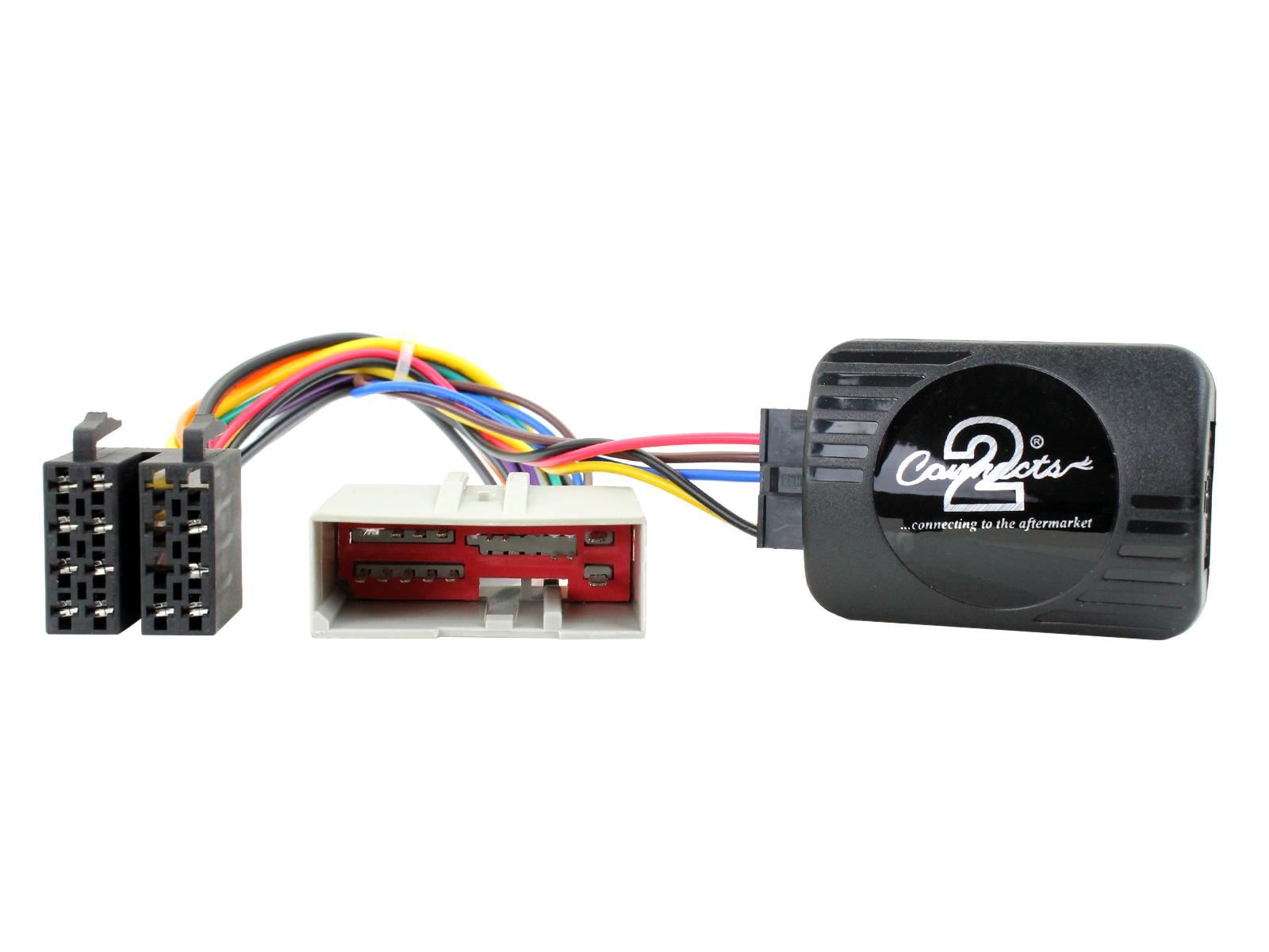 Grundig 6.8" Apple Android Double Din Stereo Fitting Kit + Steering Wheel Stalk Controls to fit Land Rover Freelander 04-06