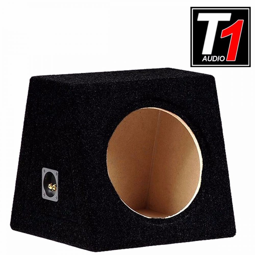 T1 Audio - 12" Sealed Enclosure Fully Carpeted MDF Car Sub Subwoofer Bass Box
