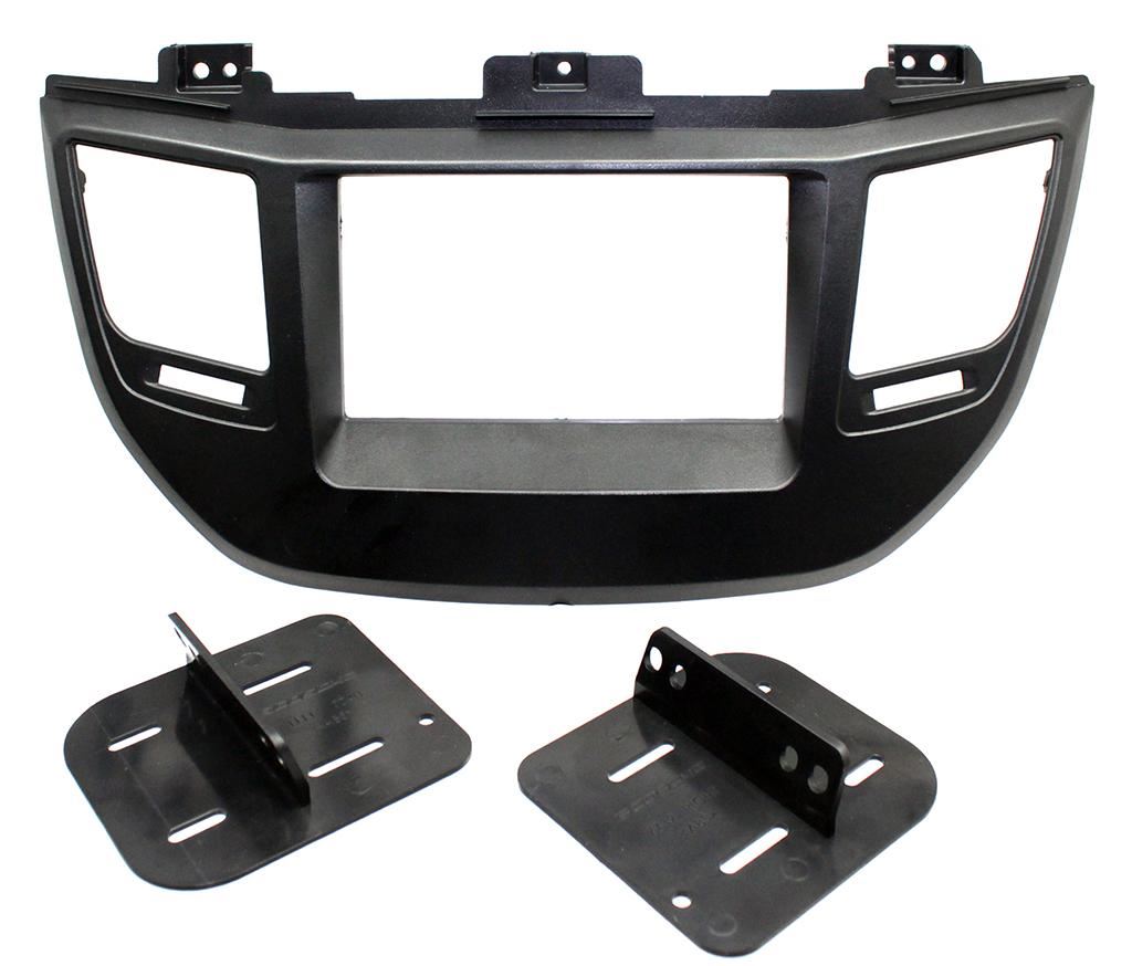 Connects2 Double Din Stereo fitting kit for LHD (left had drive) Hyundai Tucson 2015-2021 Vehicle Specific Stereo Screen Steering Controls Fitting Kit