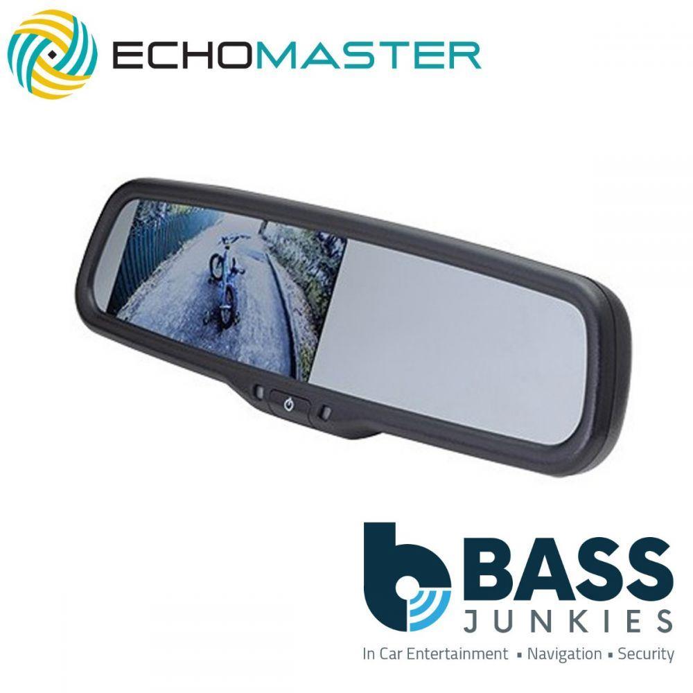Echomaster MM-4320 - Car Replacement Rear View Mirror with 4.3" Monitor