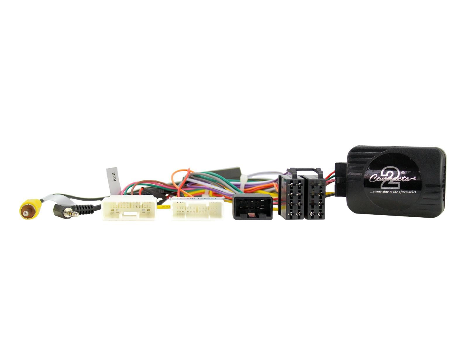 Double Din Stereo Fitting Kit + Steering Wheel Stalk Controls to fit Toyota Prius 2016-