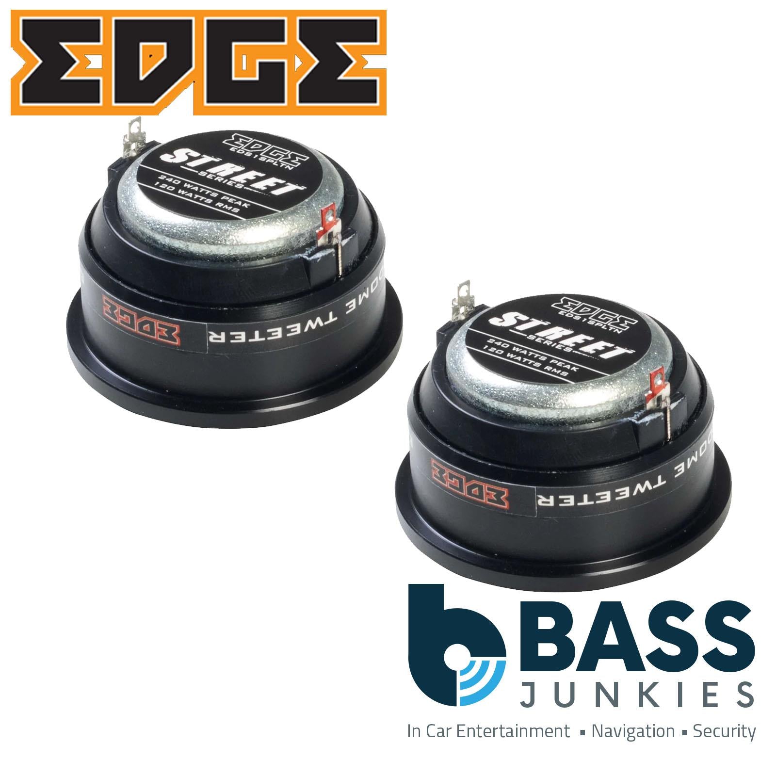 EDGE EDS1SPLTN-E1 Street 1 Inch Car Tweeter, SPL Metal Dome, 60 watts RMS, 4O