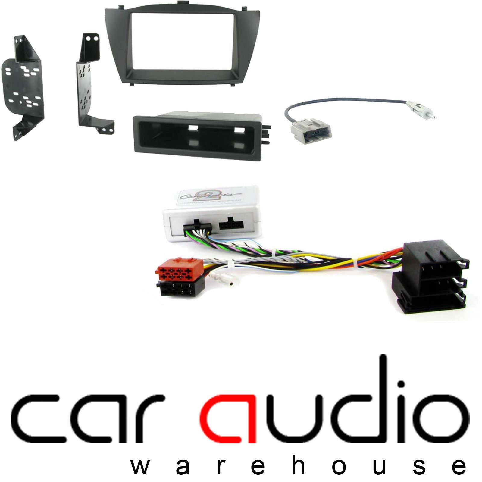 Connects2 CTKHY13 Hyundai ix35 2010 On Car Stereo D/Din Fascia Steering Wheel Interface