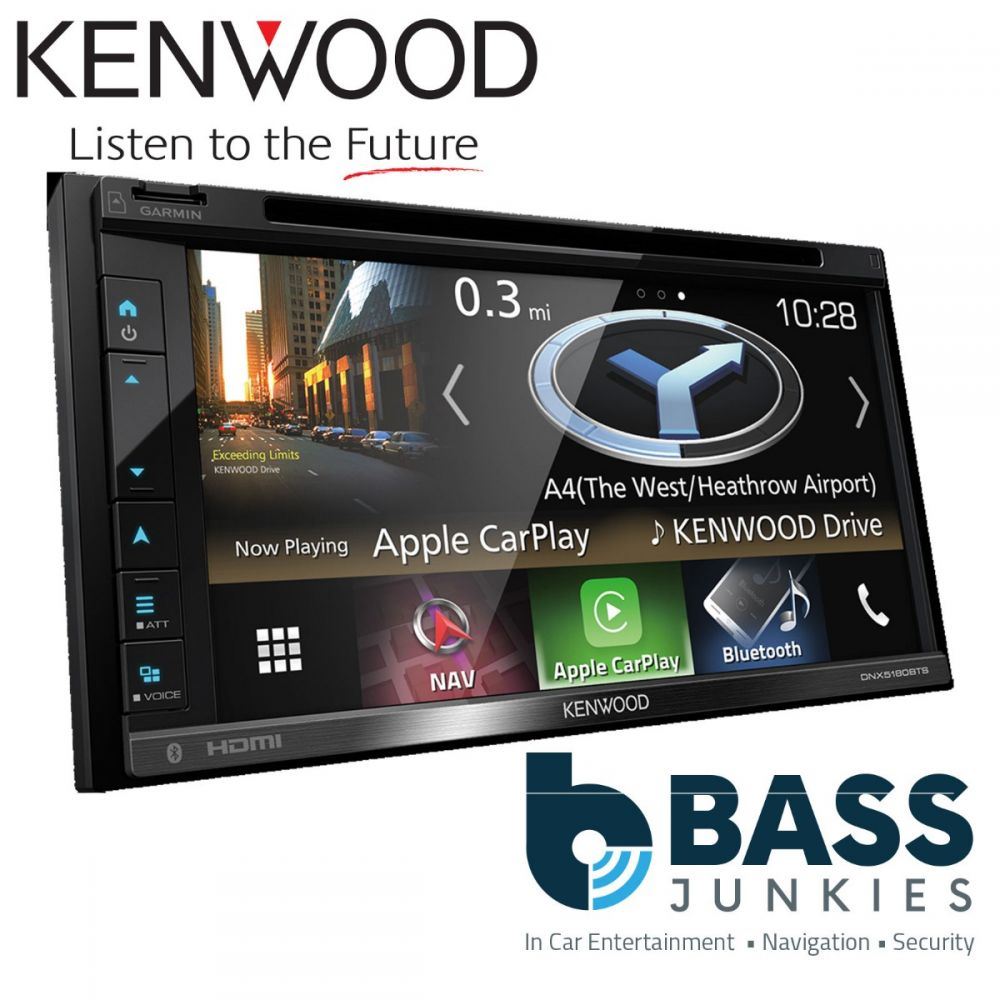 Kenwood DNX-5180BTS - 6.8” DVD CD MP3 USB Navigation Bluetooth Car AV Stereo Radio Tuner Player