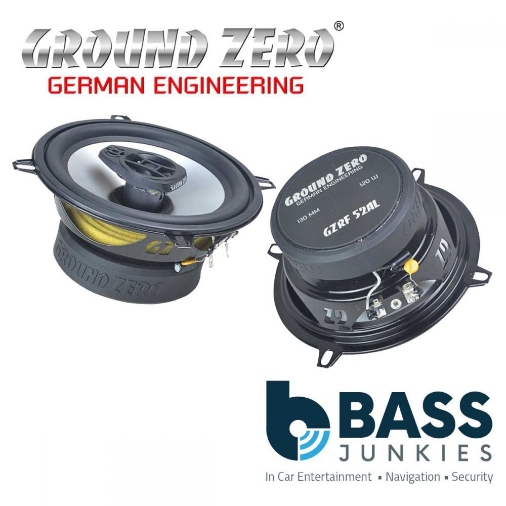Ground Zero GZRF 52AL -  5.25" Inch 13cm 3 Ohm 2-way 110 Watts Coaxial Car Speaker