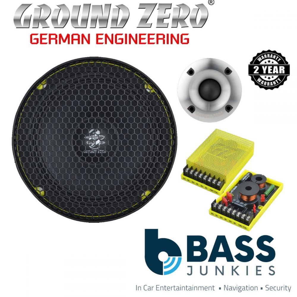 Ground Zero GZCC 200.2SQL - 200 WRMS 8" 2 Way Component Car Speaker System