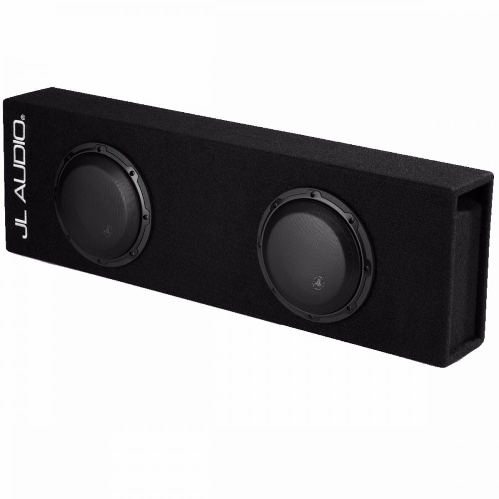 JL Audio CP208LG-W3V3 - MicroSub Ported Car Bass Box Enclosure with Dual 8" Drivers (8W3v3-4) Sub Subwoofer