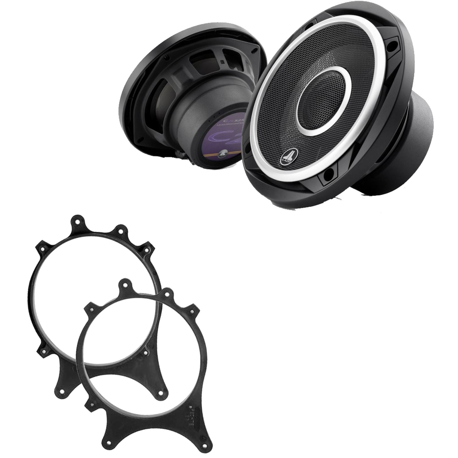 JL Audio C2-525X 2-Way 130mm/13cm/5.25" Coaxial Speakers (Per Pair 450 Watts) Fits BMW 3-Series 1994-00