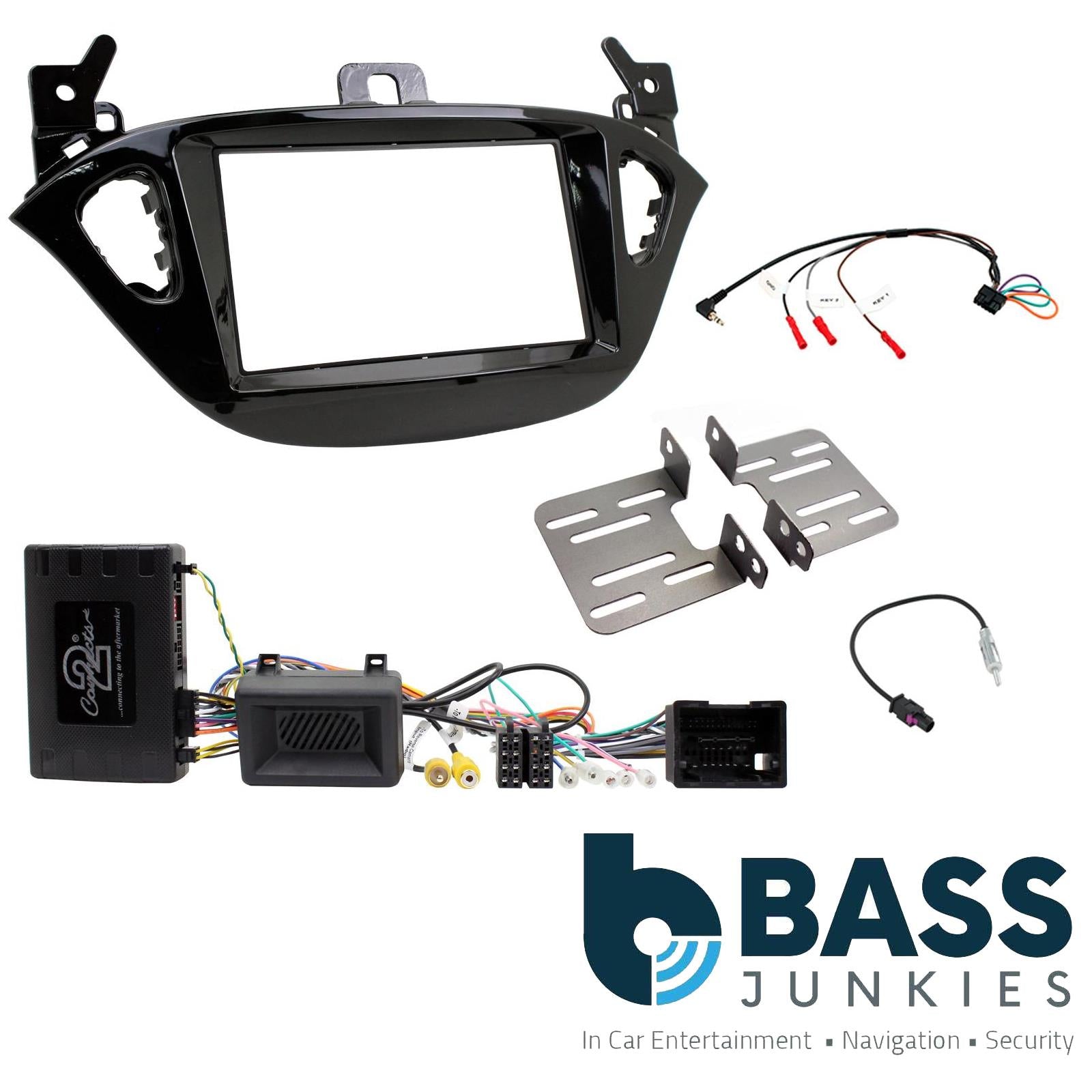 Connects2 CTKVX22 - Vauxhall Double Din Fascia & Steering Wheel Interface Installation Kit