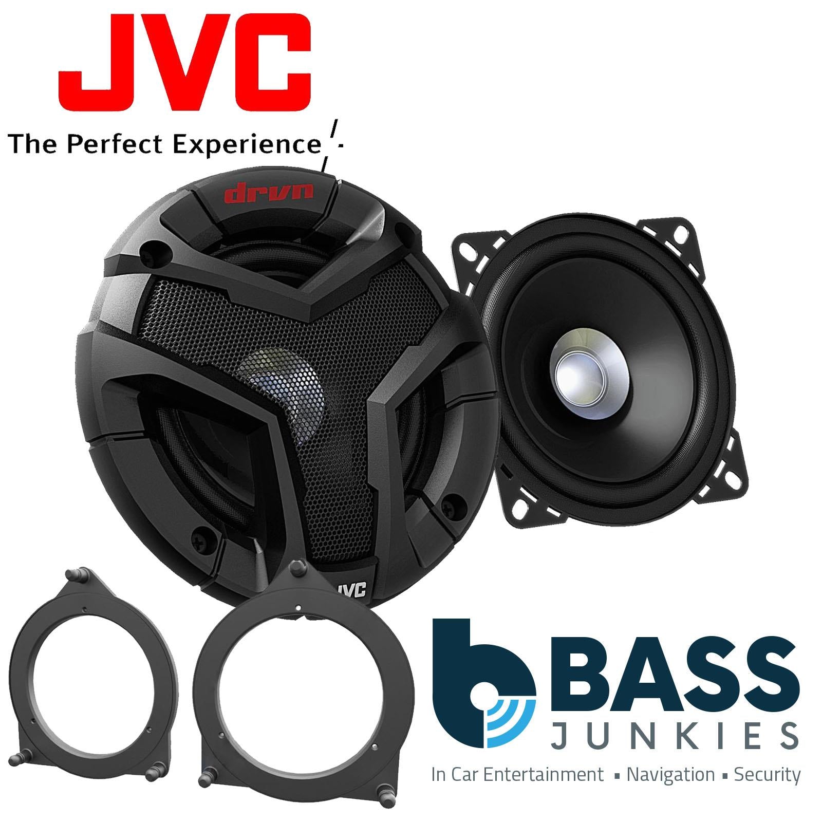 JVC CS-V418 4" 10cm Dual Cone 360 Watts Car Van Door Coaxial Speakers Pair Fits