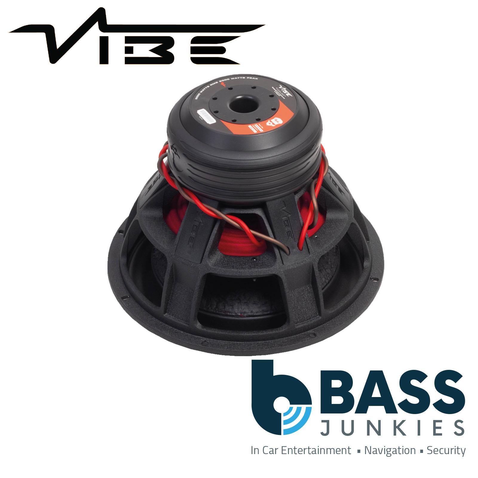 VIBE BD15D1SPL-V4 Back Death 15 Inch 9000W Max 1 Ohm SPL Car Audio Subwoofer