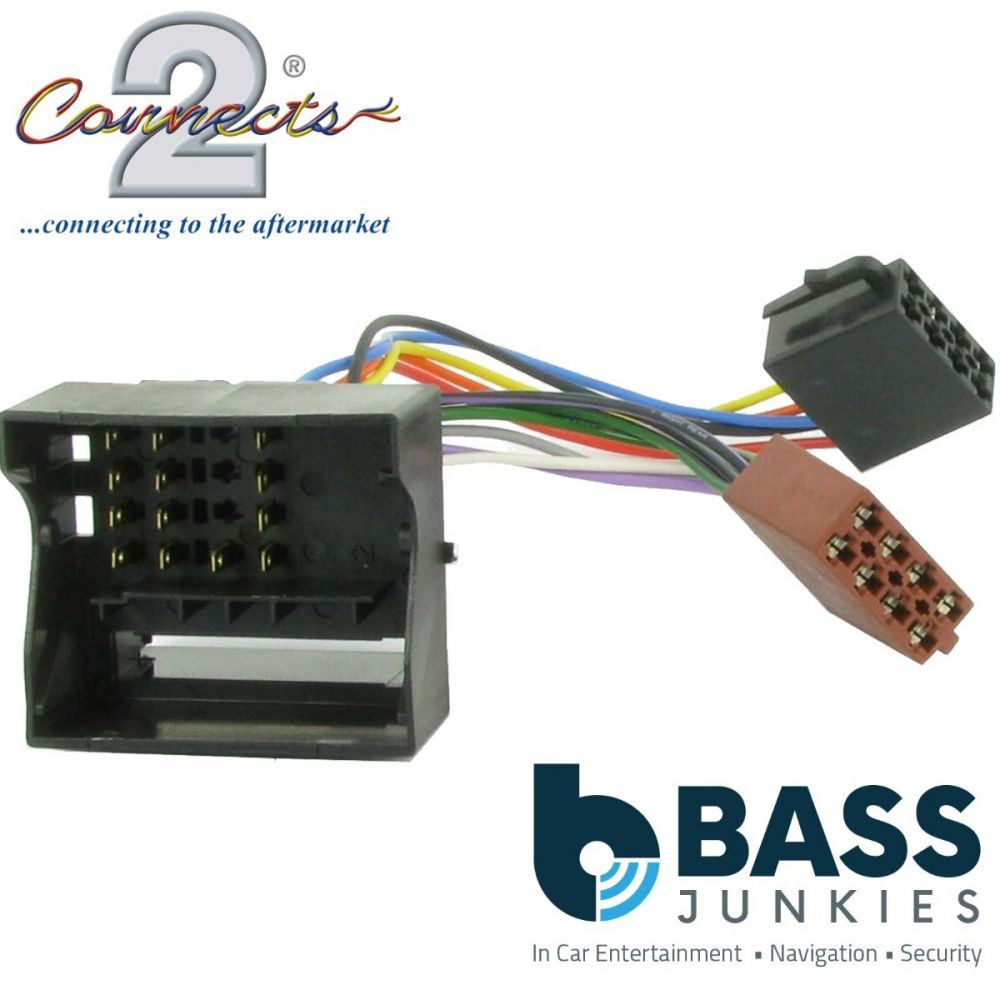 Connects2 CT20BM02 - BMW 3-Series 5-Series 7-Series Z4 X5 Mini Car Stereo Radio ISO Harness Adaptor Wiring