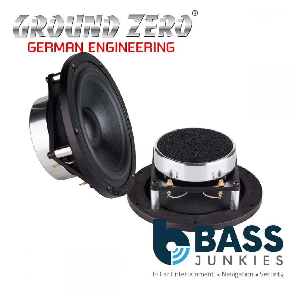 Ground Zero GZMW Reference 180 - 7.09" Inch 18cm 150 Watts SPL 4-Ohm Mid / Kickwoofer Speaker