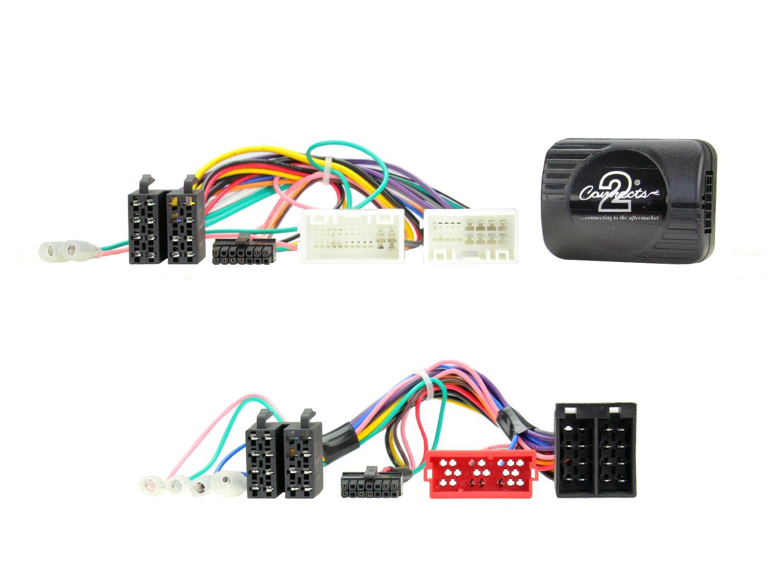 Connects2 CTKKI29 Kia Sportage 2011 Onwards Double Din Car Fascia Steering Wheel Interface Fitting Kit