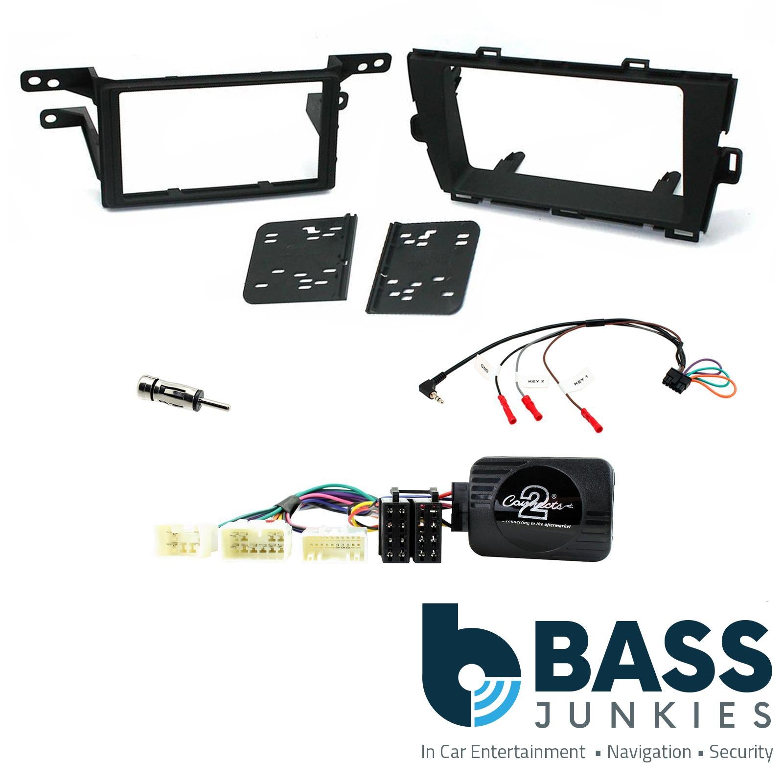 Connects2 CTKTY06 - Toyota Prius 2010 Onwards Double Din Fascia Installation Kit