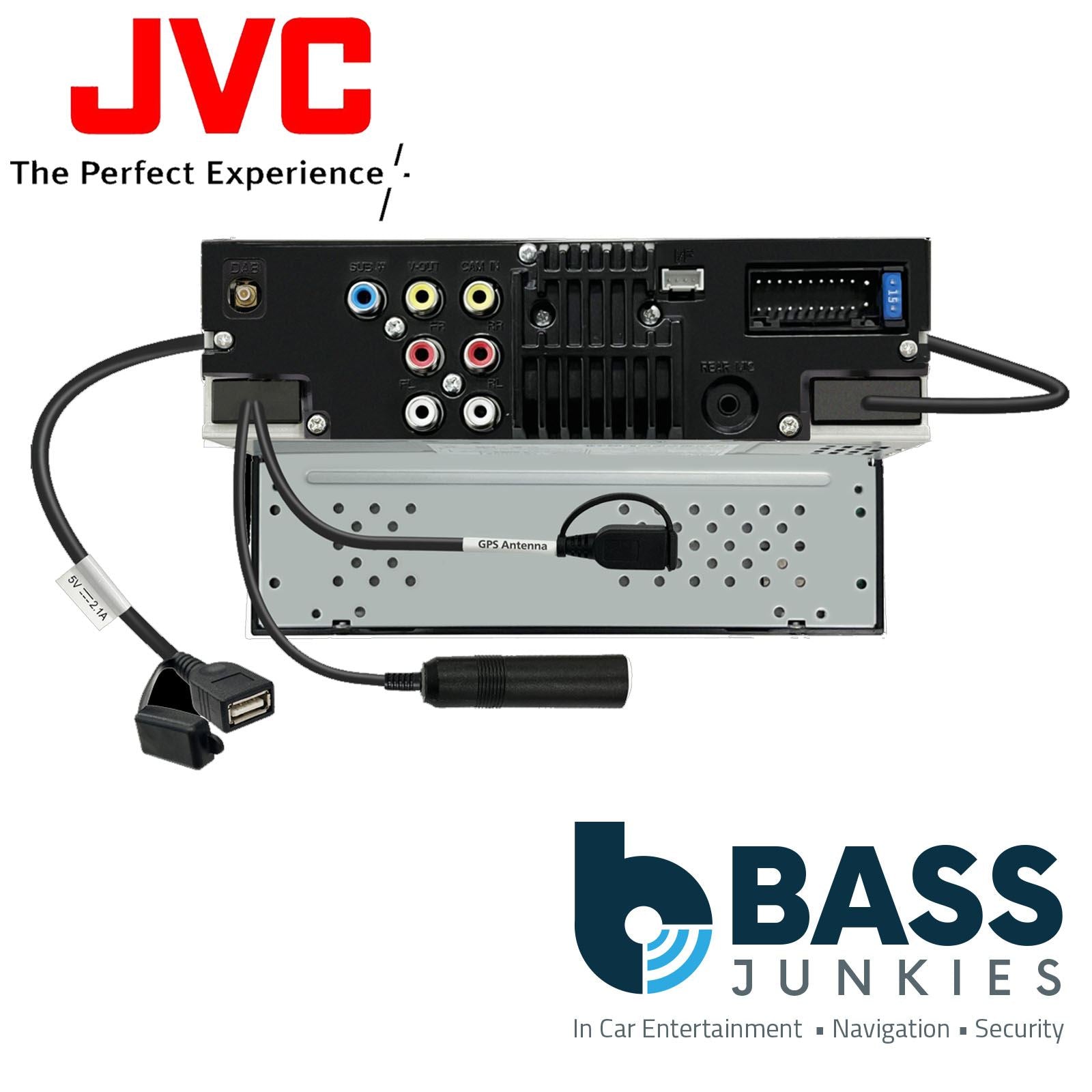 JVC Double Din Car Bluetooth Radio Fitting Kit for BMW Mini One R56 10-13