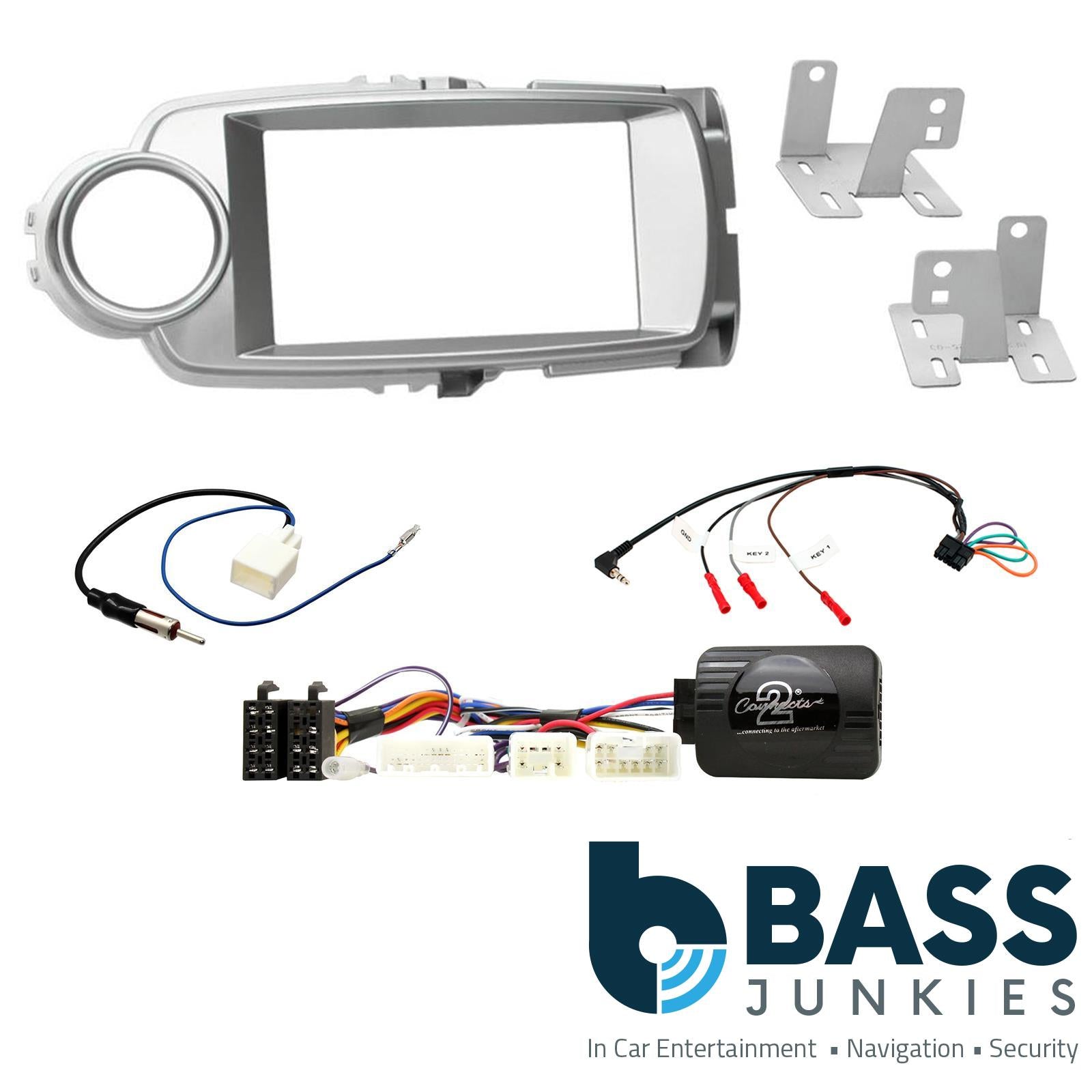 Connects2 CTKTY09 - Toyota Yaris 2011 Onwards Double Din Fascia Installation Kit