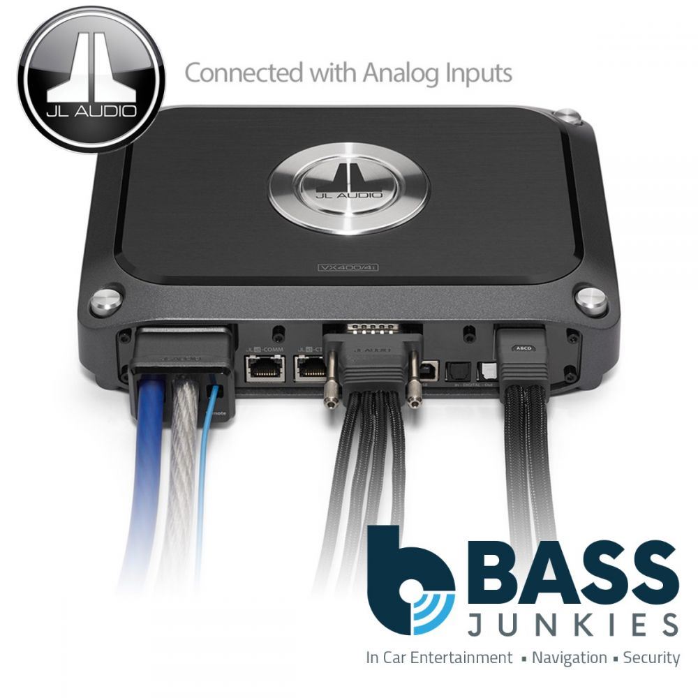 JL Audio VX400/4I 400 Watts 4-Channel Class D Car Amplifier with Integrated DSP