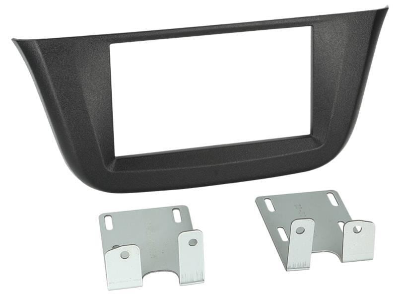 Connects 2 CTKIV01 - Iveco Daily 2014 Onwards Double Din Facia & Steering wheel Interface Fitting Installation Kit (Black Facia Panel)