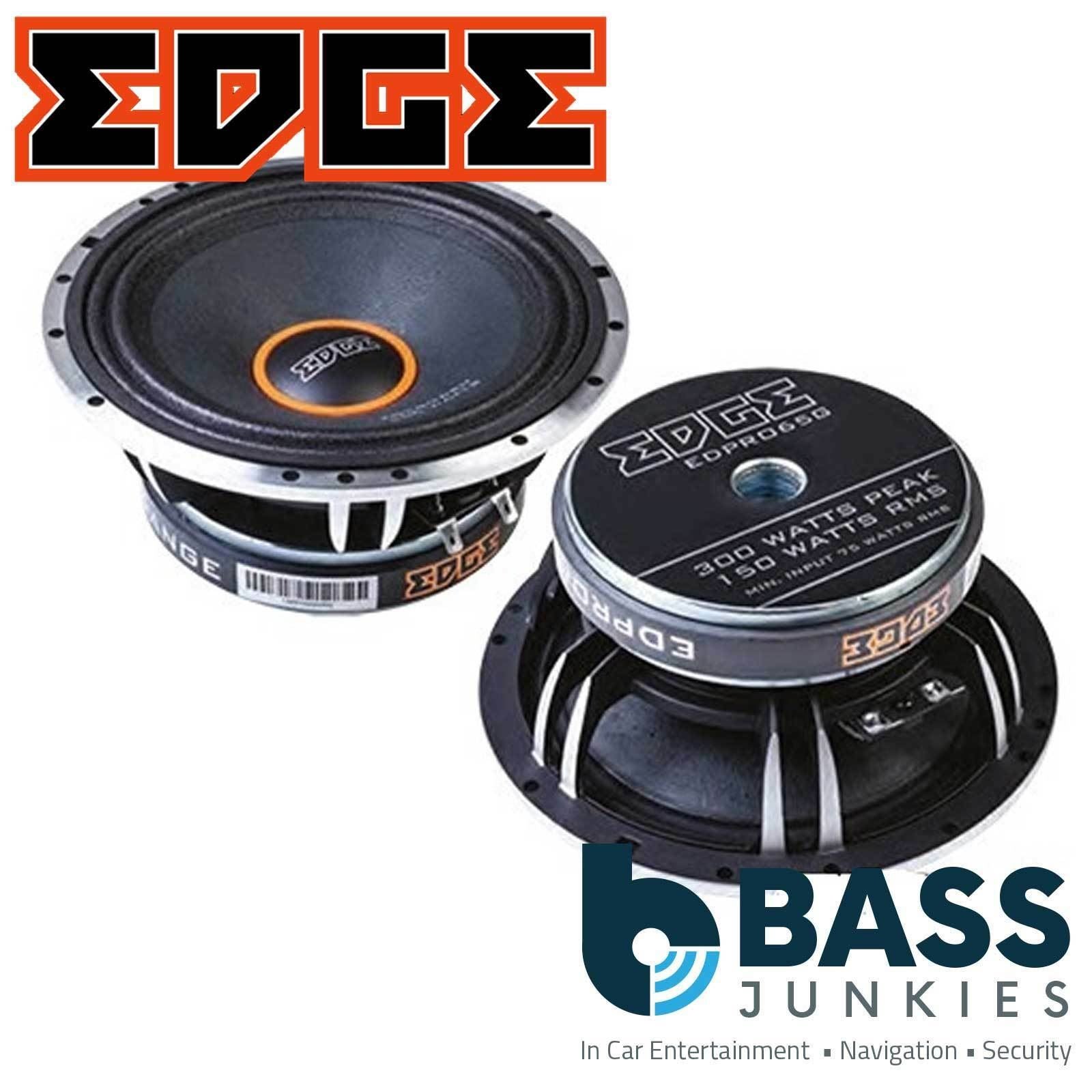 Edge EDPRO65G-E6 300 Watts 6.5" Mid Range Car Speakers (Pair)