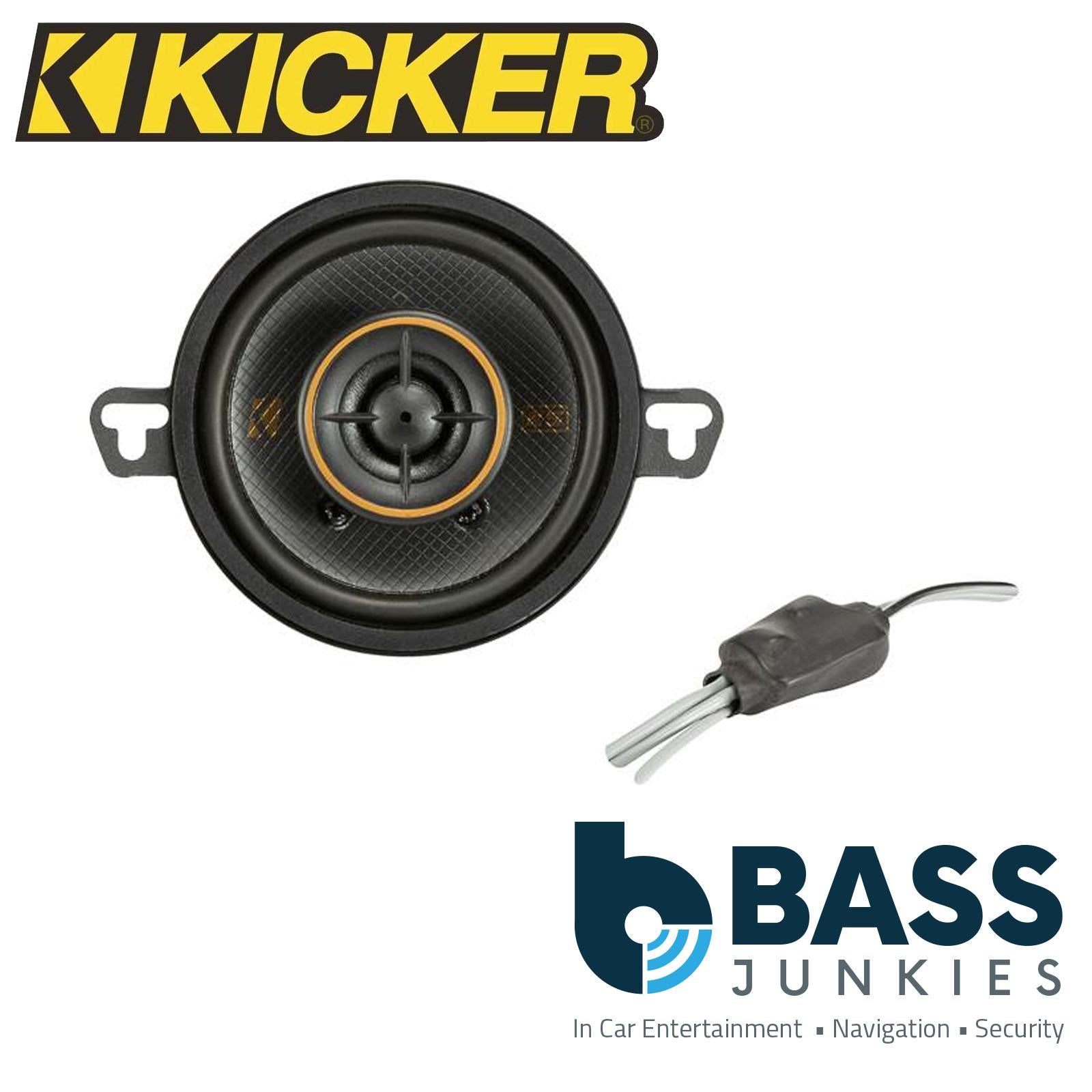 KICKER KA47KSC3504 3.5 inch 2-Way 100W Max Power 4 Ohms Car Audio Speaker Pair