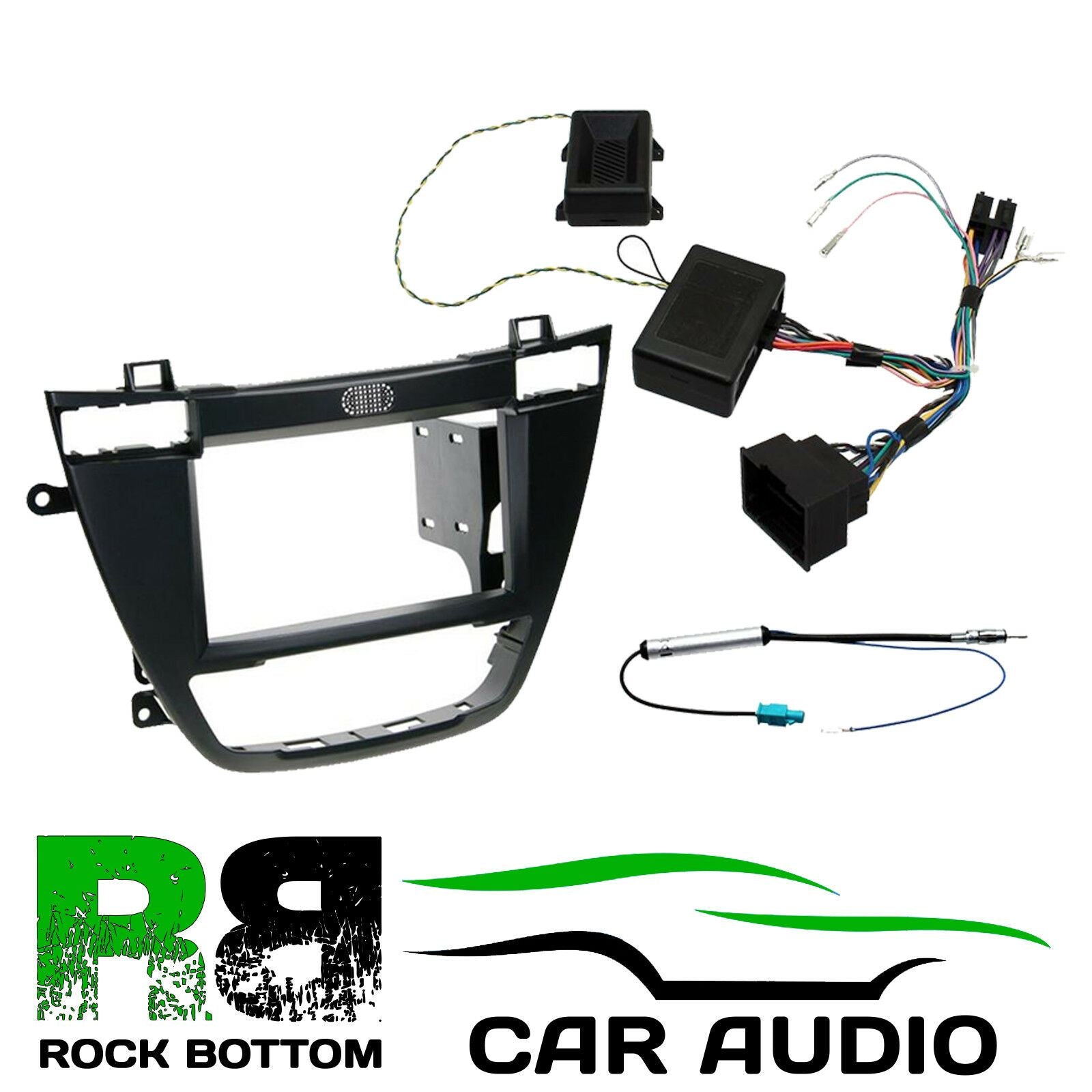 Connects2 CTKVX02 - Vauxhall Insignia 2008 - 2013 Double Din Fascia & Steering Wheel Interface Installation Kit