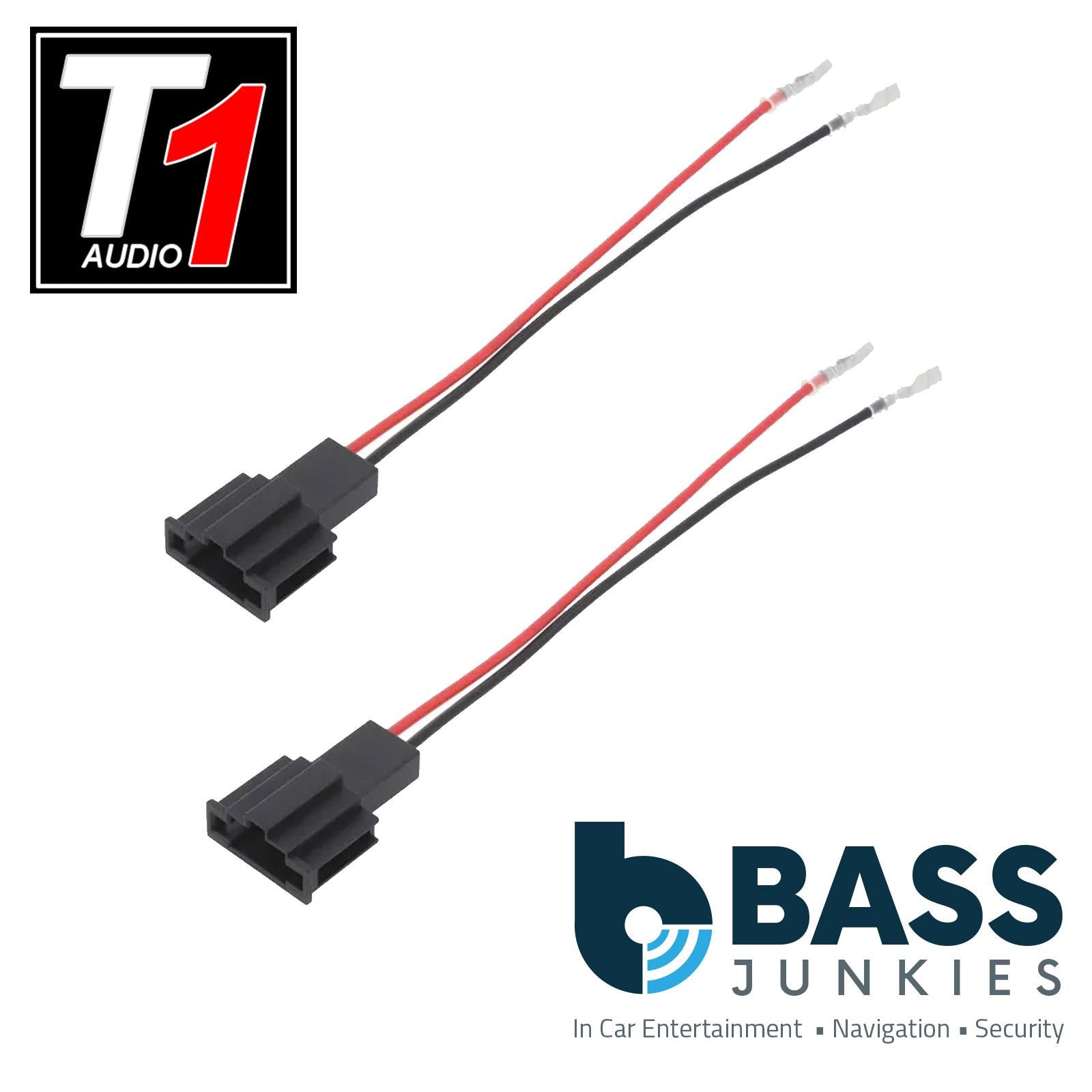 Connects2 CT55-AU02 -  AUDI & Seat Car Speaker Adaptor Lead Connectors (Pair)