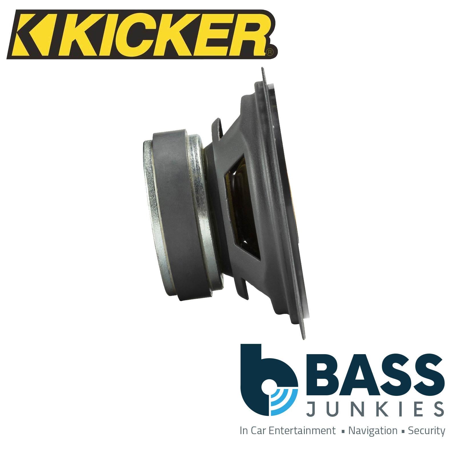 KICKER 47KSC4604 2-Way 4x6 Inch 4 Ohms 150W Max Power Car Audio Coaxial Speakers