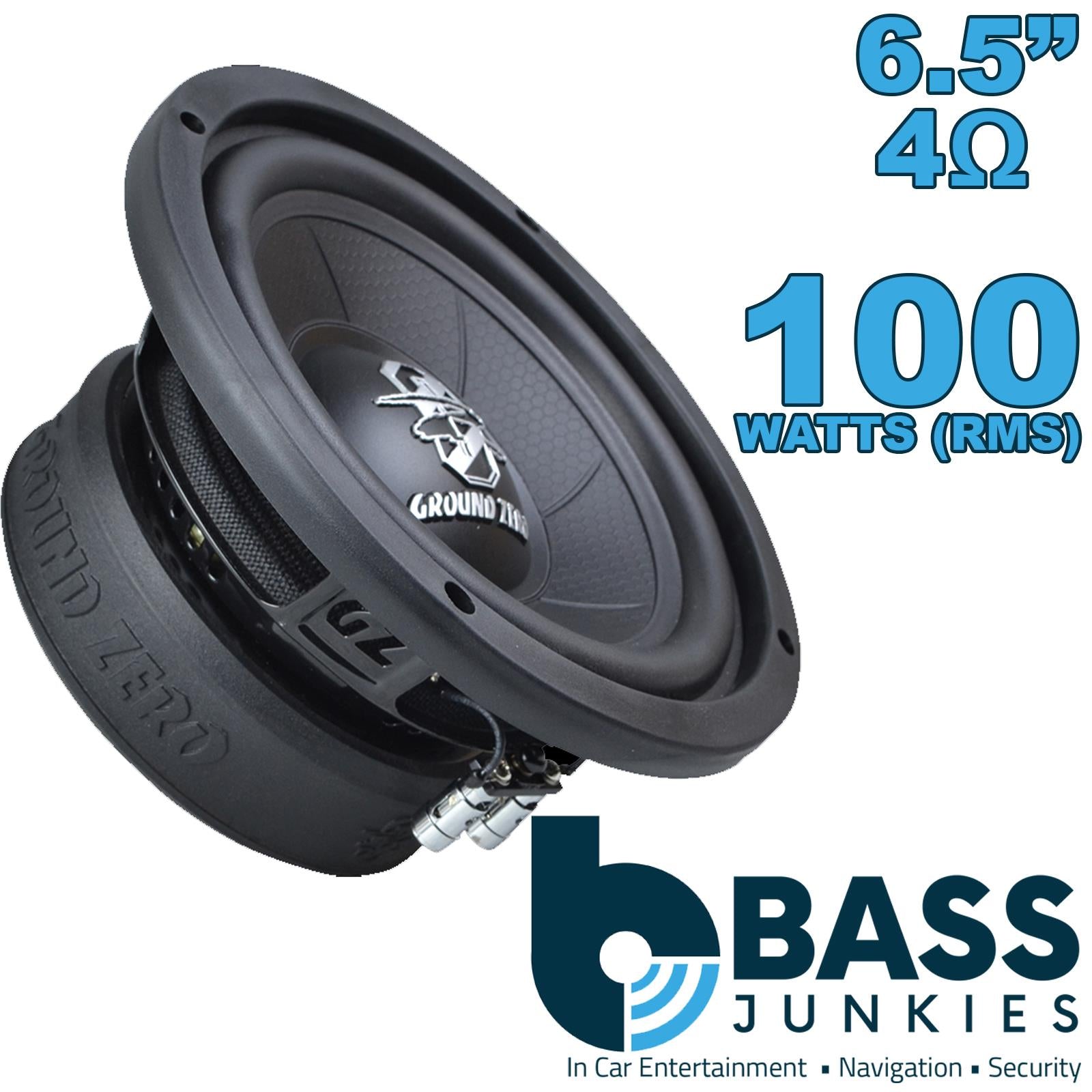 Ground Zero GZIW 165 4 ohms 16.5 cm / 6.5? high quality subwoofer
