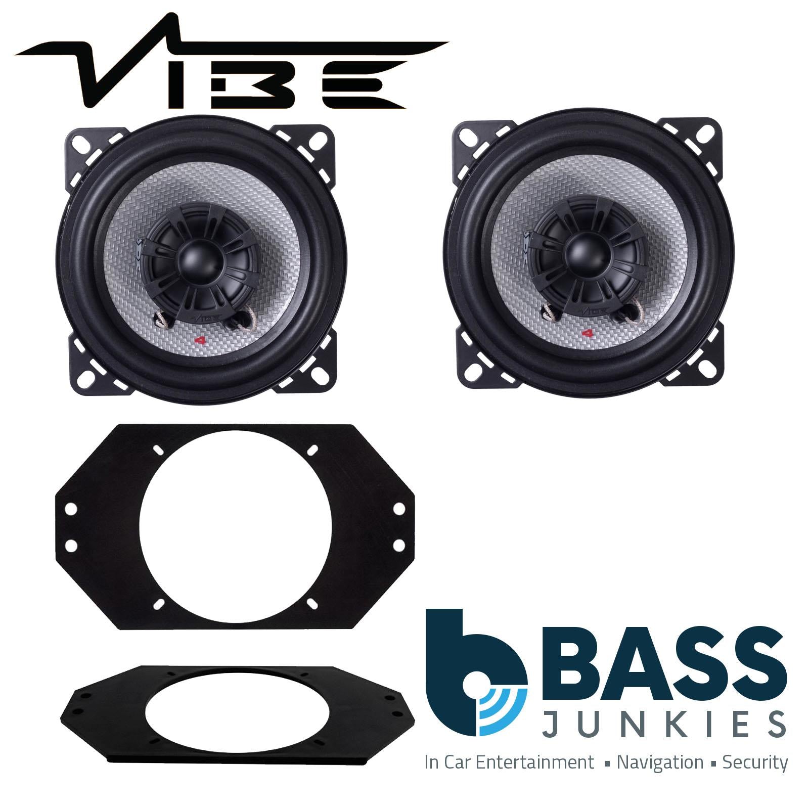 Vive PULSE4 100mm/10cm/4" 2-Way Coaxial Car speakers (Per Pair Max 240|80 watts RMS) Fits Jeep Wrangler 1997-06