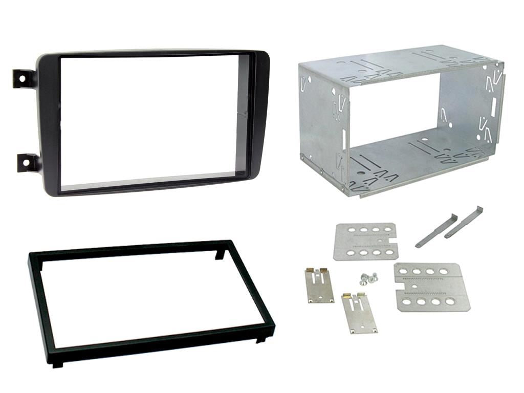 Connects 2 CTKMB02 - Mercedes Benz C Class W203 2001 - 2004 Double Din Facia & Steering wheel Interface Fitting Installation Kit