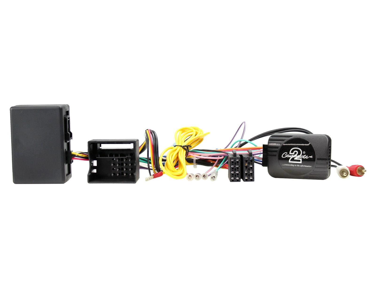 Grundig 6.8" Apple Android Double Din Stereo Fitting Kit + Steering Wheel Stalk Controls to fit BMW 3-Series 2005-12