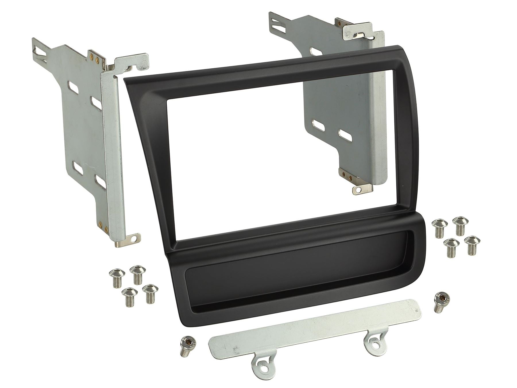 Grundig 6.8" Apple Android Double Din Stereo Fitting Kit + Steering Wheel Stalk Controls to fit Audi R8 2007-15