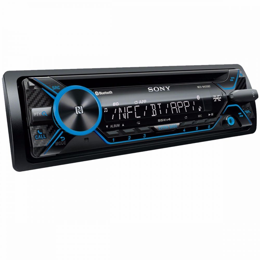 Sony MEX-N4200BT - CD MP3 WMA Bluetooth iPod iPhone A2DP AVRCP USB AUX Car Stereo Radio Tuner Player