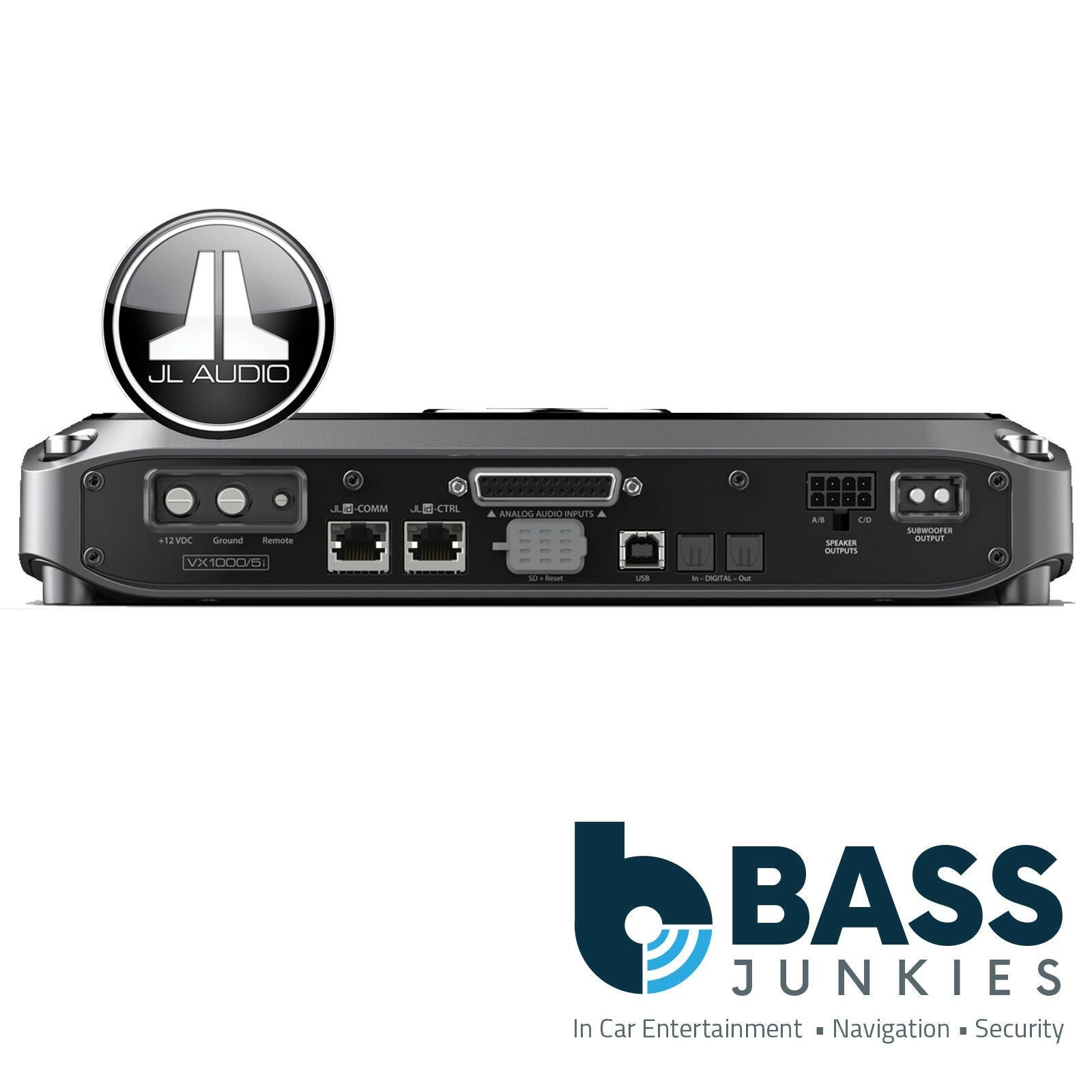 JL Audio VX1000/5I 1000 Watts 5-Channel Class D Car Amplifier with Integrated DSP
